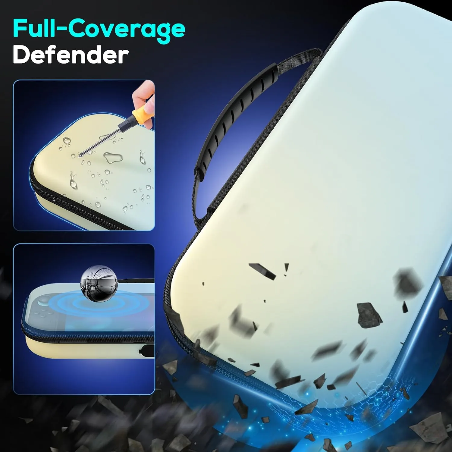Auarte [Charge Inside] Carrying Case for Switch 2 Console (2025)/OLED