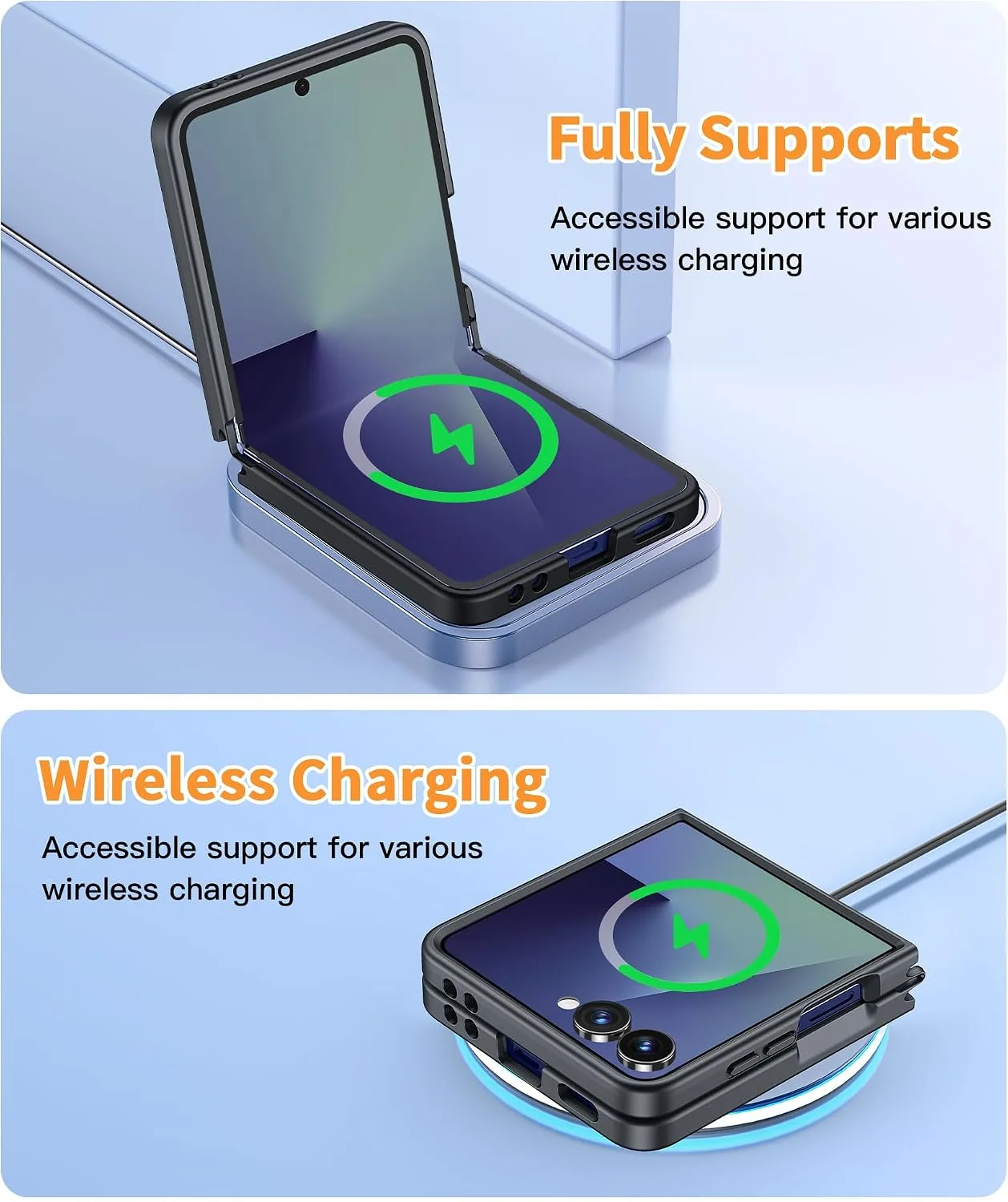 FNTCASE for Samsung Galaxy Z-Flip-7 Case Matte Compatible with Magsafe