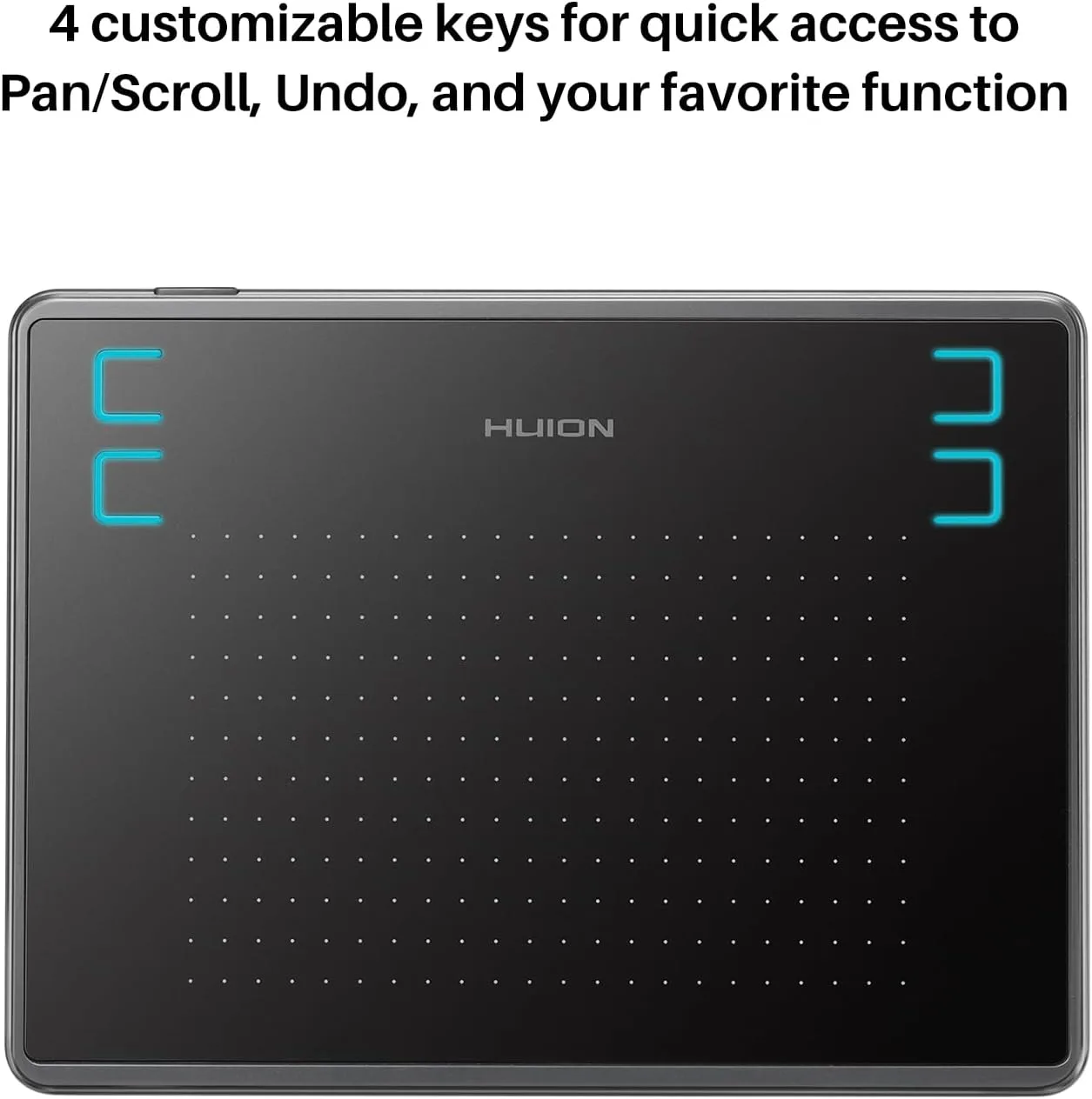 HUION Drawing Tablet Inspiroy H430P Graphic Tablet with 4 Hot Keys for OSU