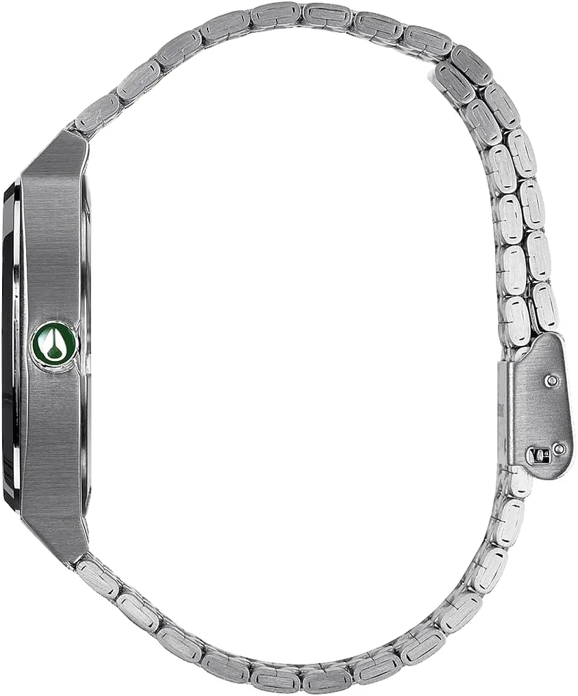 NIXON Time Teller A045 - 100m Water Resistant Men's Analog Fashion Watch (37mm Watch Face, 19.5mm-18mm Stainless Steel Band)