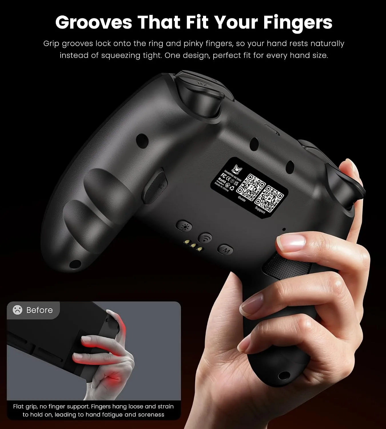 AIfasterfly Switch 2 Pro Controller with One Button Wake-Up & Charging Dock