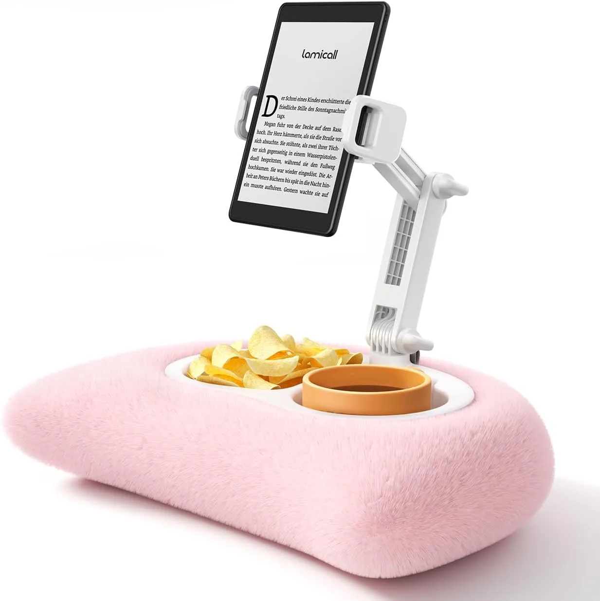 Lamicall Kindle Holder Tablet Pillow Stand Extendable Arm iPad Soft Pad