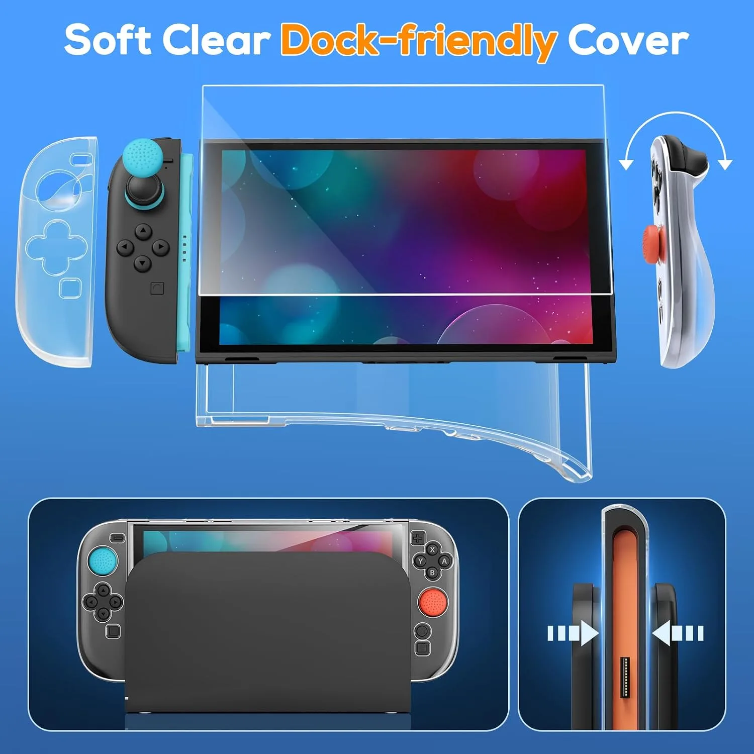 Auarte [Charge Inside] Switch 2 Carrying Case for Nintendo Switch 2