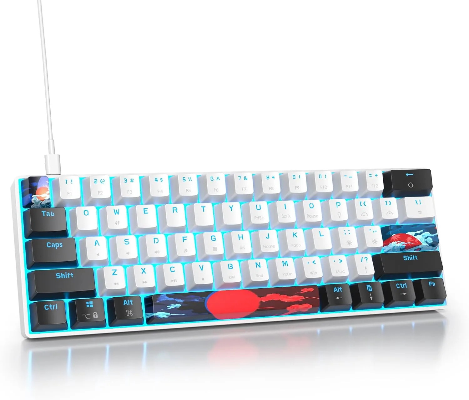 Owpkeenthy 60% Wired Mechanical Keyboard