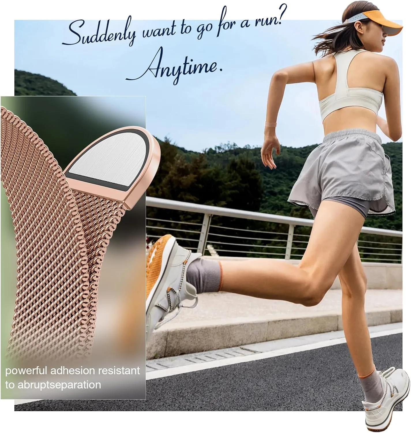 3 Pack Mesh Loop Compatible with Apple Watch Bands for Women Men