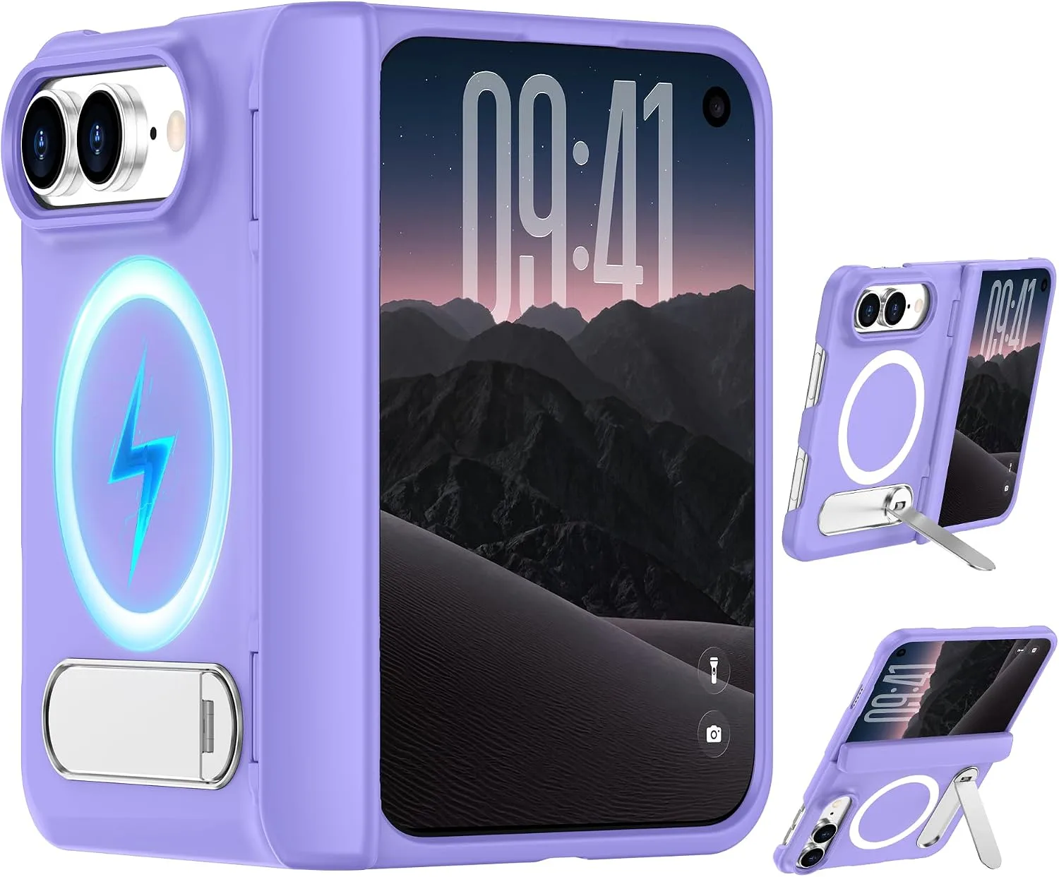 For iPhone Duo Case/iPhone Fold Case with Kickstand & Screen Protector