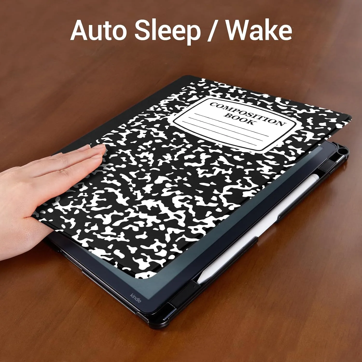 CoBak Case for 11" Kindle Scribe 3rd Generation 2025, Kindle Scribe Colorsoft - All New PU Leather Cover with Auto Sleep Wake, Pen Holder for Scribe 11" 2025 Released