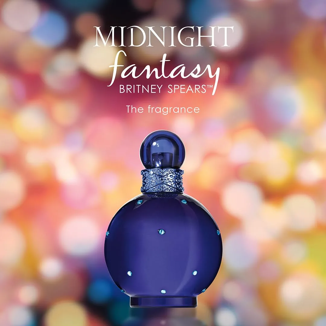 Britney Spears™ Midnight Fantasy, Eau De Parfum EDP Spray for Women, 1.7 Fl Oz / 50mL