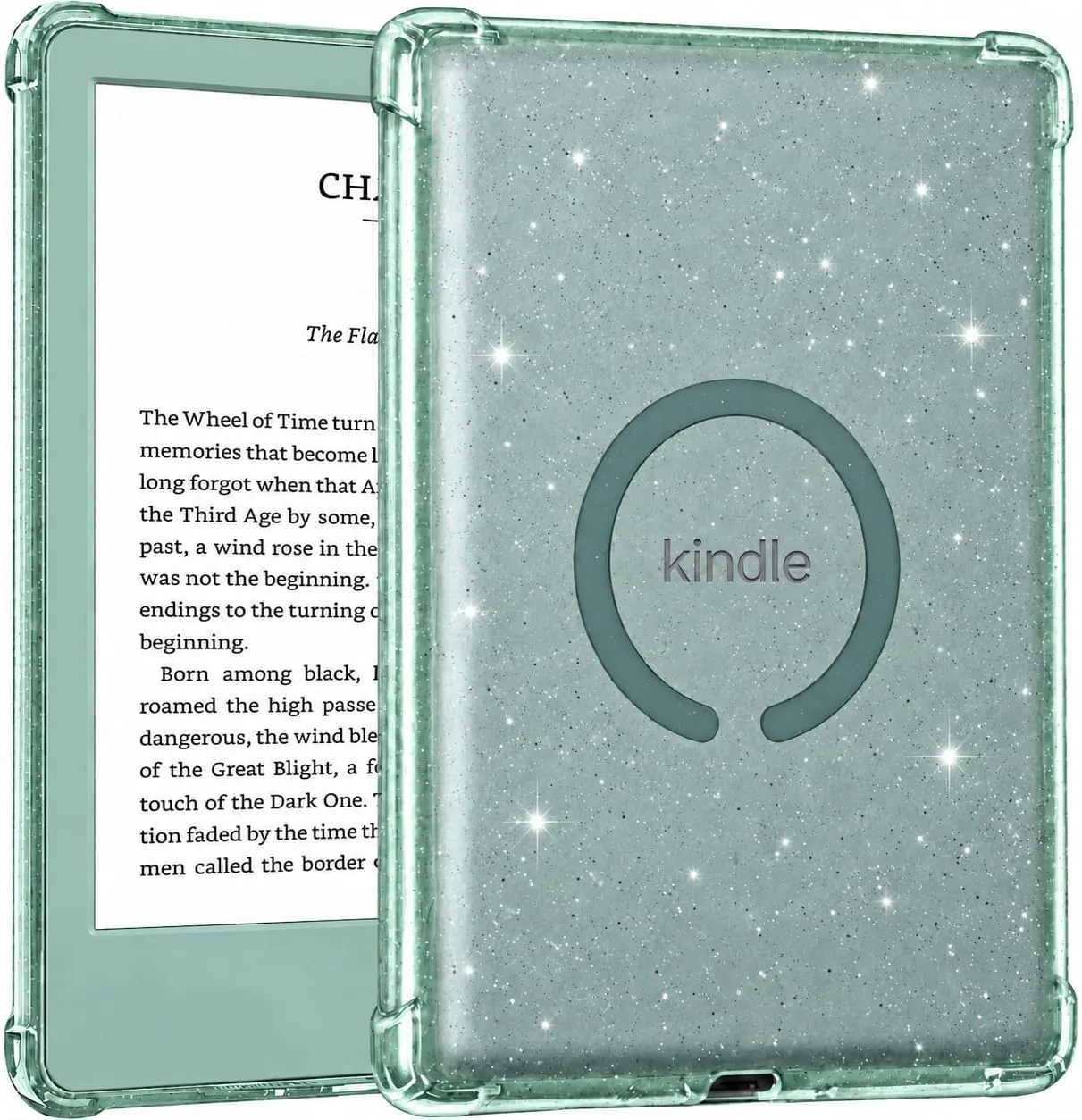 CoBak Magnetic Ring Clear Case for 6" Kindle Basic 12th Generation 2026