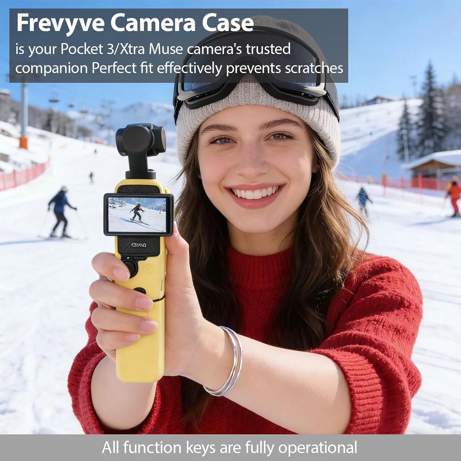Case for DJI Osmo Pocket 3 / Xtra Muse Camera - Yellow