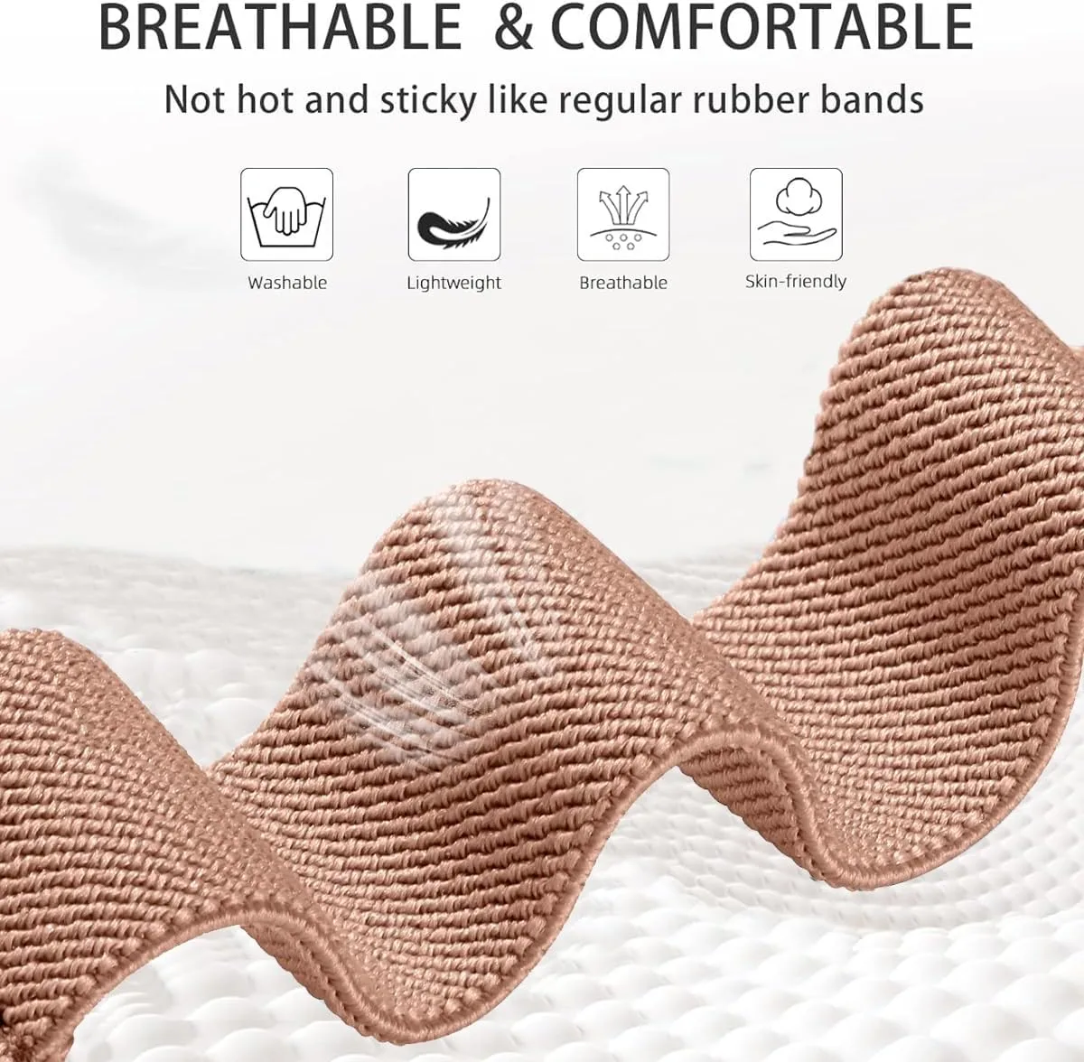 4 Pack Stretchy Watch Bands Compatible with Woneligo/Fitpolo Smart Watch IDW13, 22mm Loop Nylon Elastic Fabric Strap for FITVII H56/ENOMIR ID208BT/TOOBUR IDW16/MILOUZ IDW19 Watch Women Men