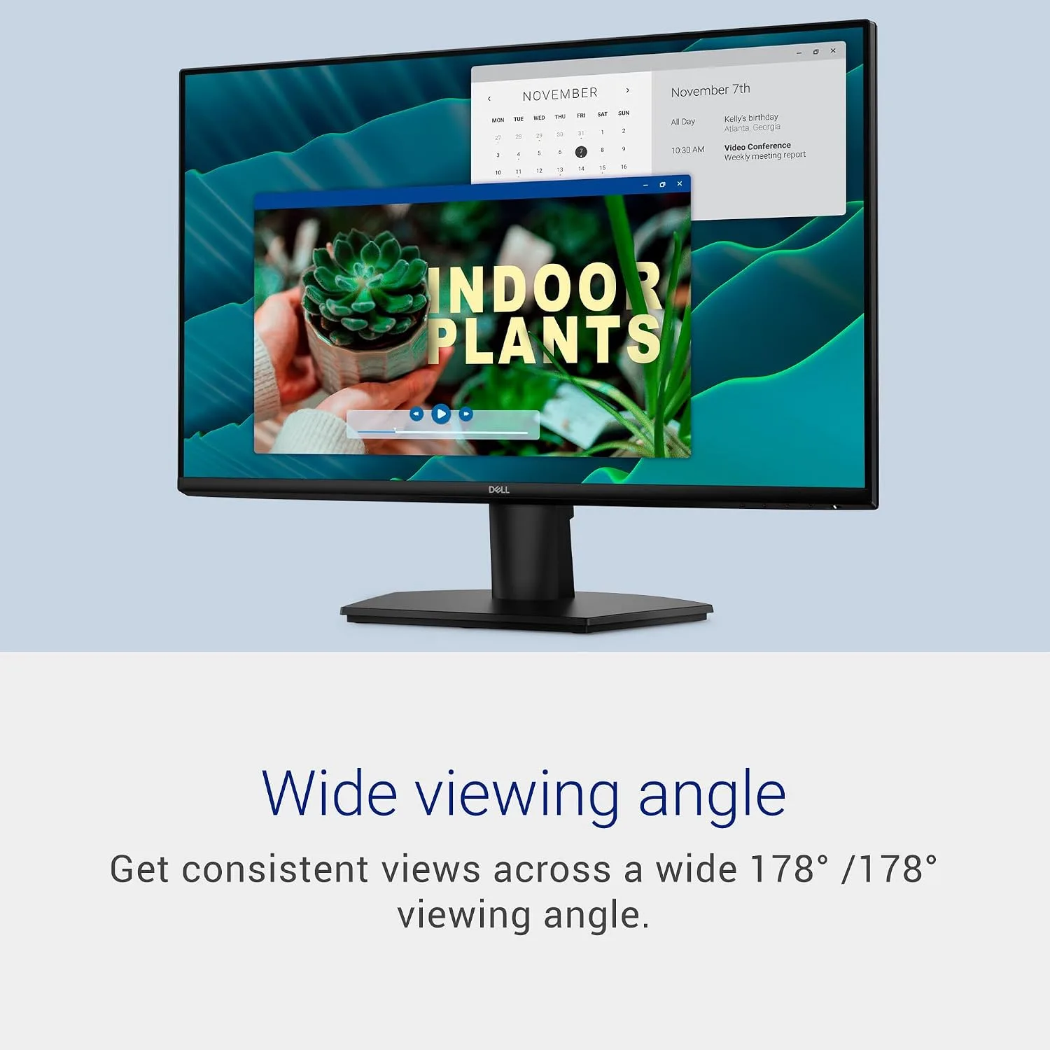 Dell 27 Monitor - SE2726H - 27-inch FHD (1920x1080) 144Hz 1ms Display, in-Plane Switching (IPS) Technology, AMD FreeSync™, TÜV 3-Star 2X HDMI, Tilt