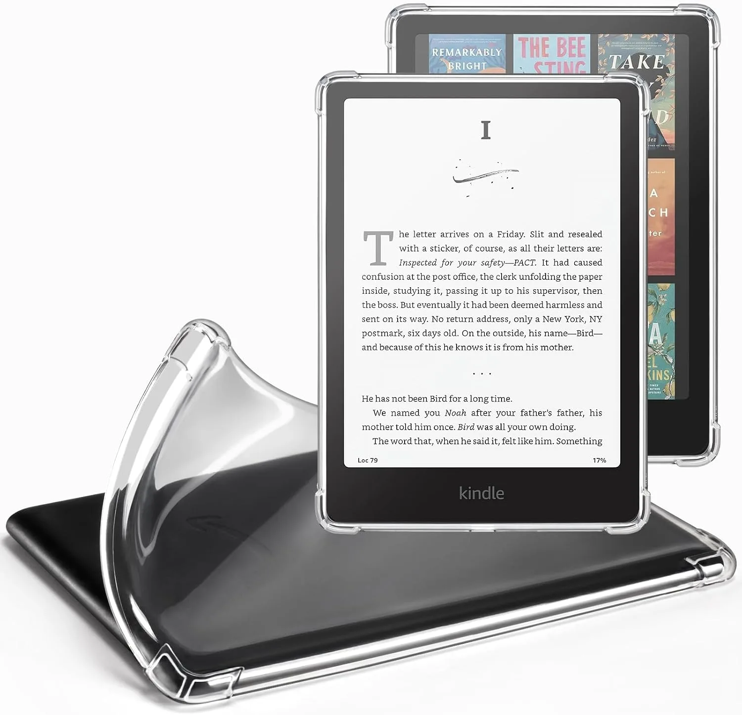Estuche transparente para Kindle Paperwhite 7" 12ª Gen 2024 y Kindle Colorsoft CoBak