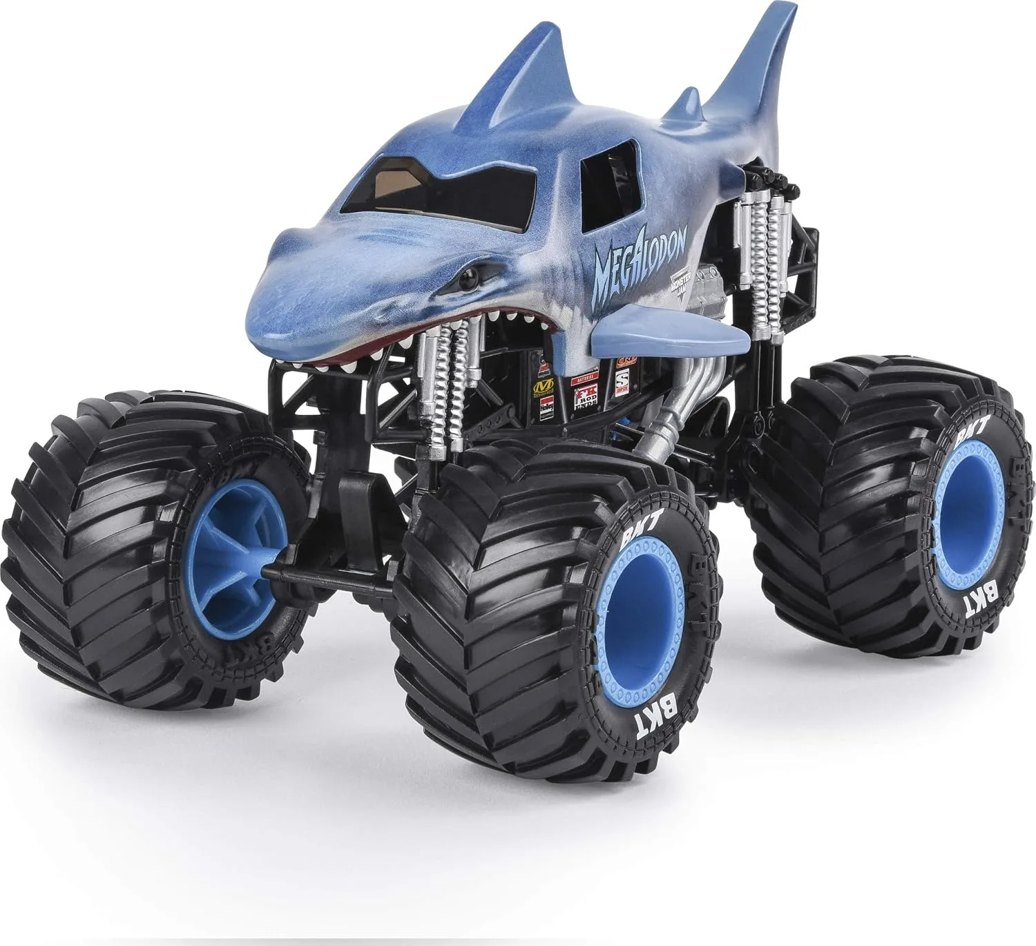Monster Jam, Official Megalodon Monster Truck, Die-Cast Vehicle, 1:24 Scale