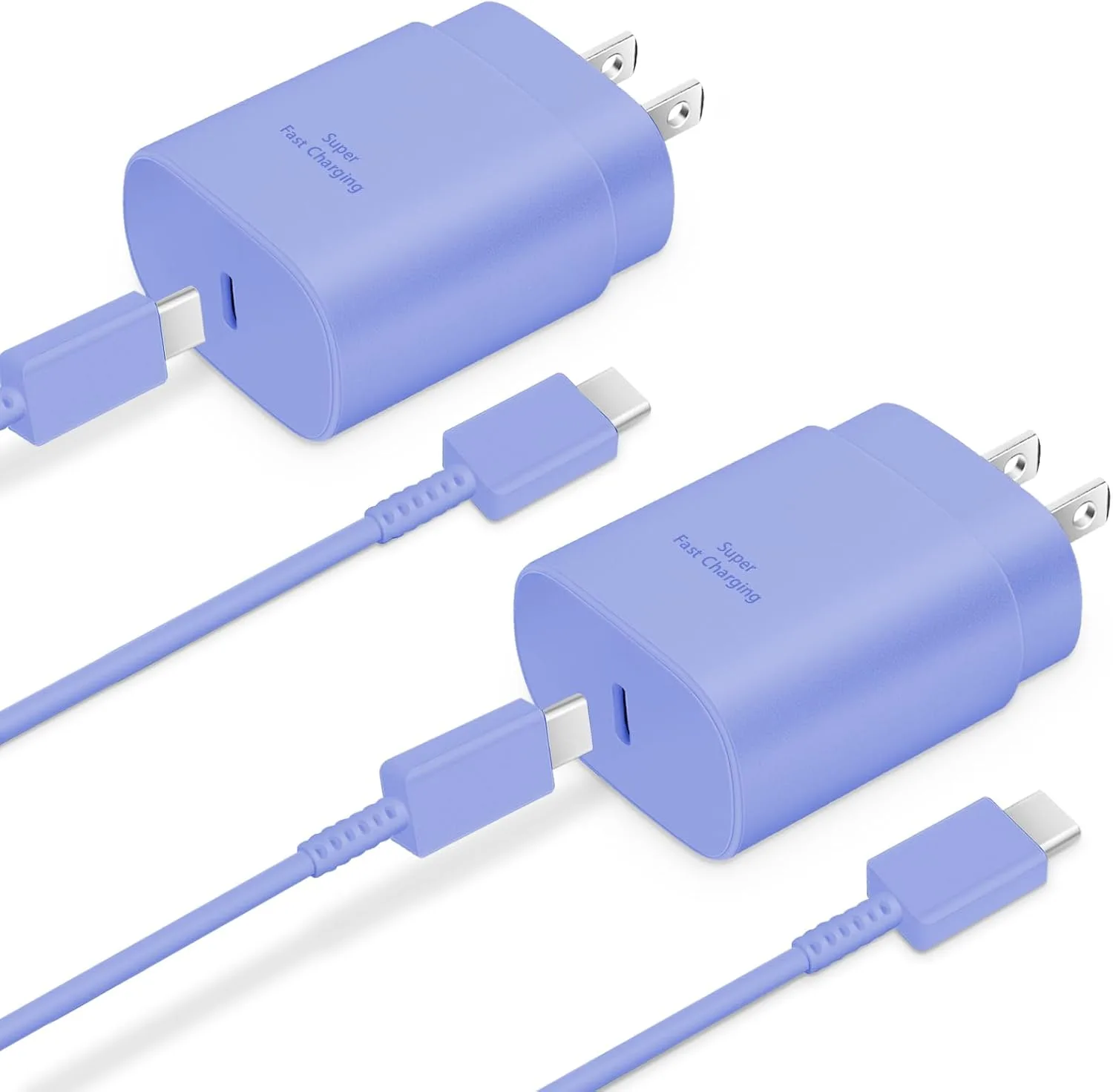 Type C Charger Fast Charging 2-Pack 25W Long 6FT USB C Cable