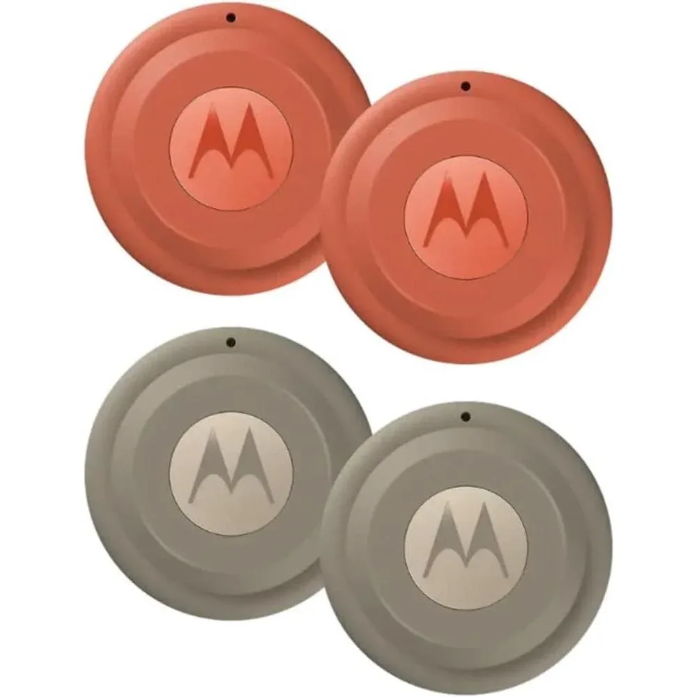 Localizador Motorola Moto Tag 2 Pack 4 unidades Verde y Naranja