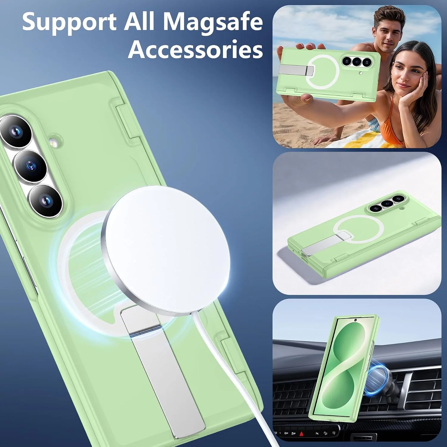 For Samsung Galaxy Z Fold 8 Ultra Case with Kickstand & Screen Protector