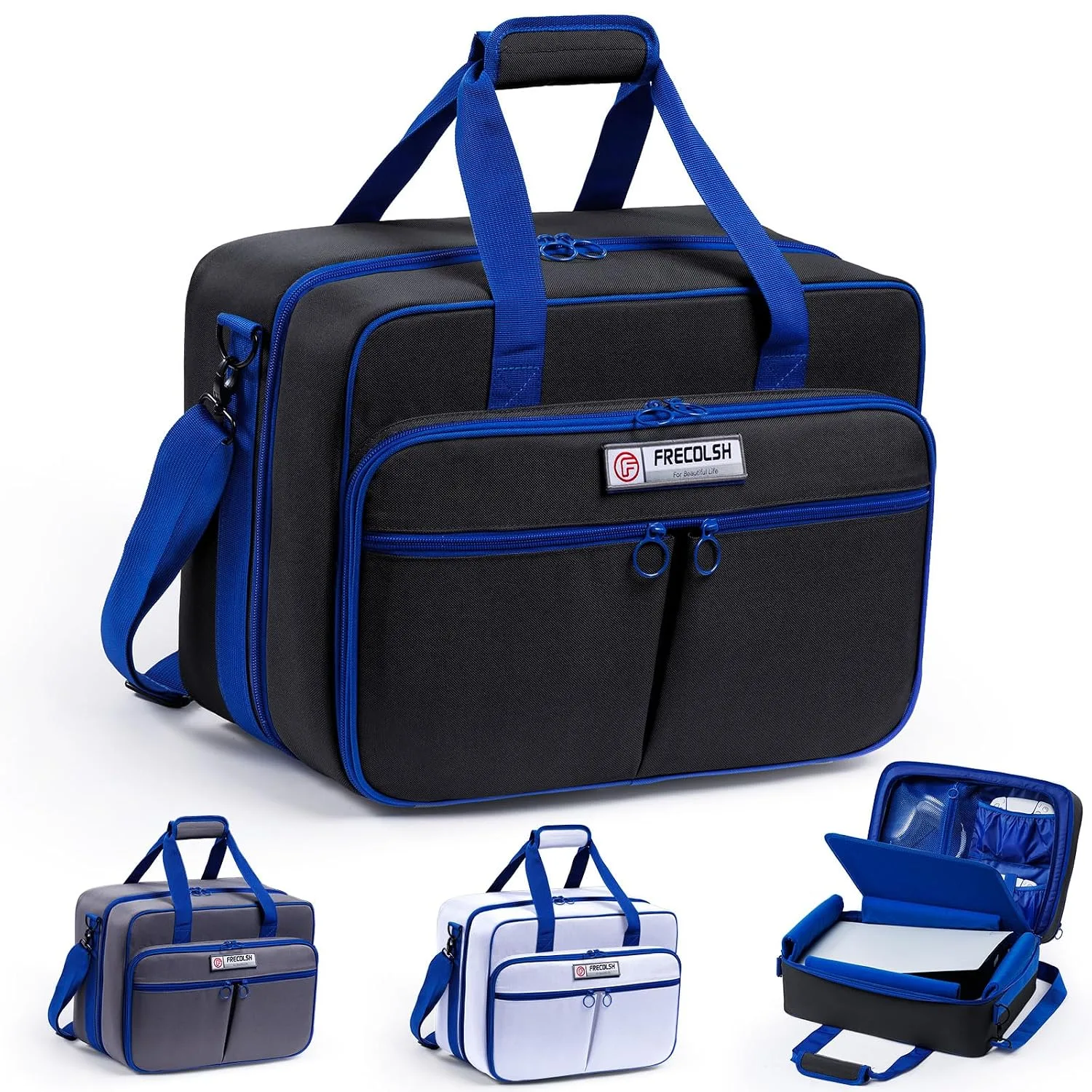 FRECOLSH Carrying Case Compatible with PS5, PS5Pro & PS5 Slim, Travel Bag
