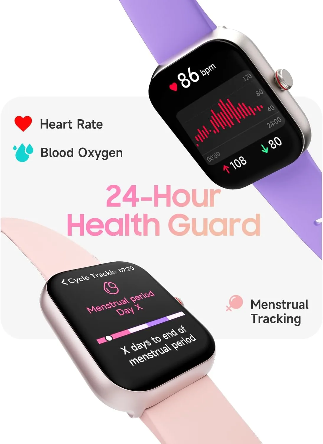 1.91" Smart Watch for Women with ALEXA, Fitness Watch for Android iOS Phone