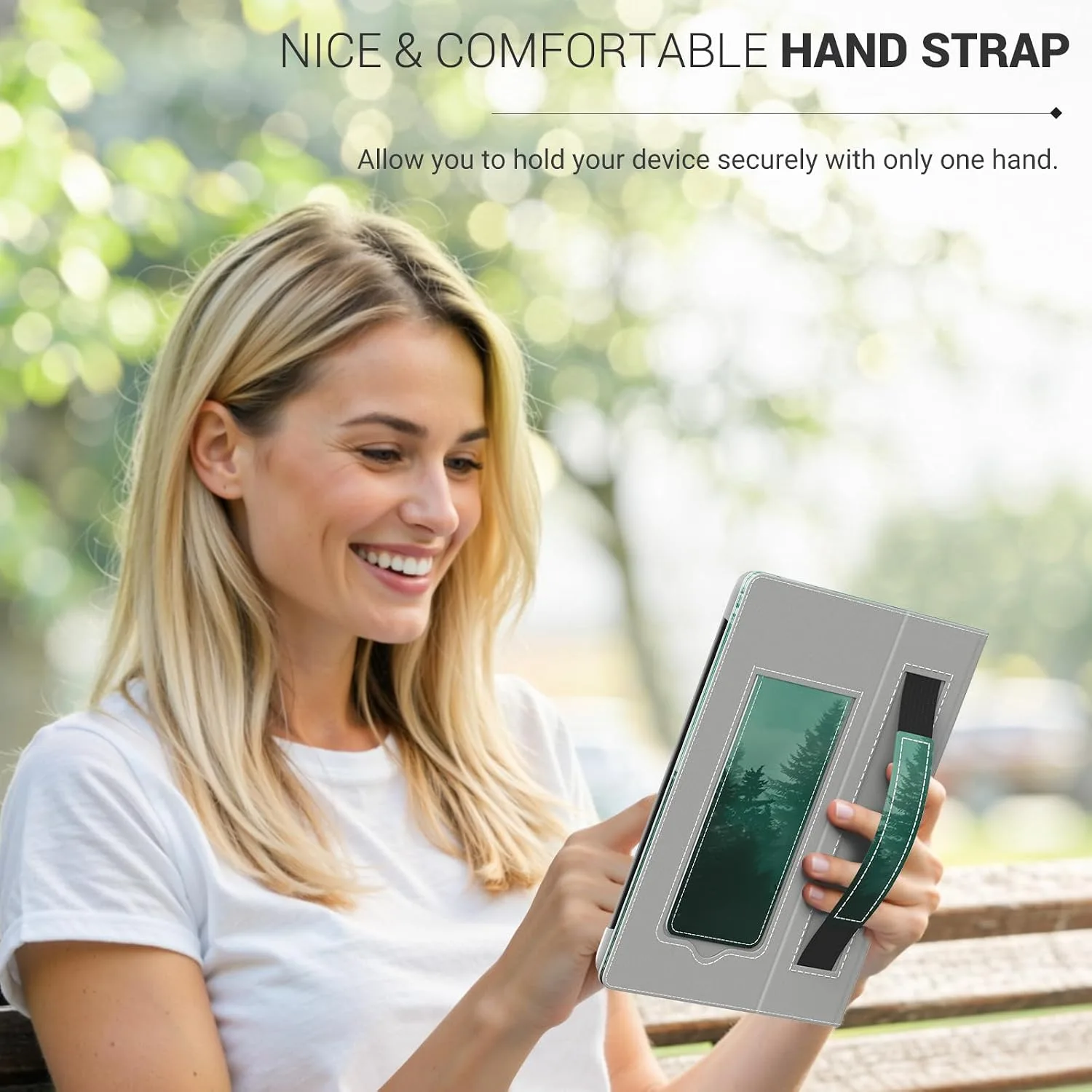 MoKo Universal Case for 6.8,7 Inch eReaders&Tablets, Forest