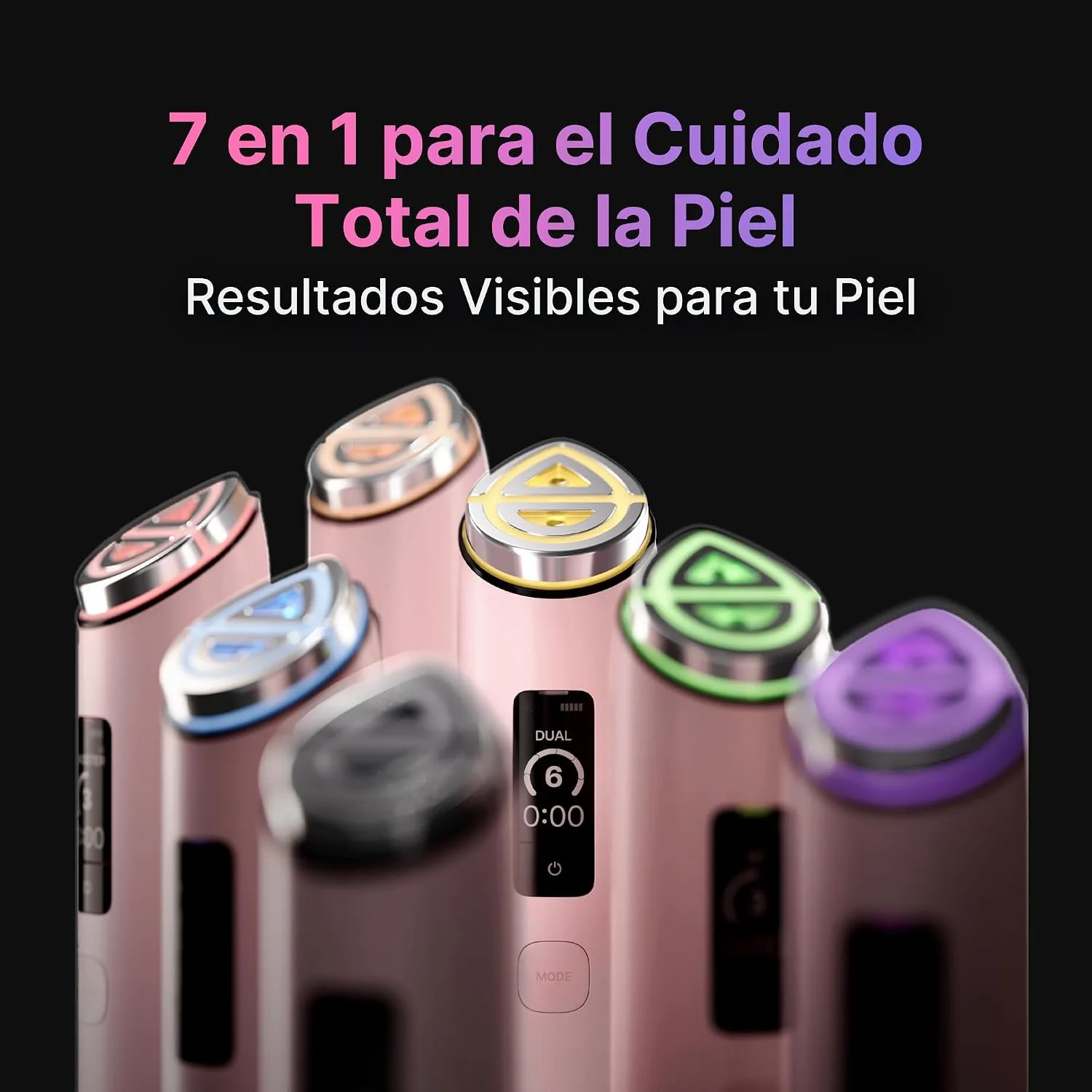 medicube Booster Pro X2™ - 7 in 1 Glow Beauty Device, 2X Glow Care, Pink