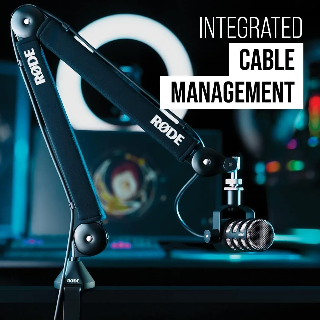 RØDE PSA1+ Professional Studio Boom Arm with Spring Damping, Black