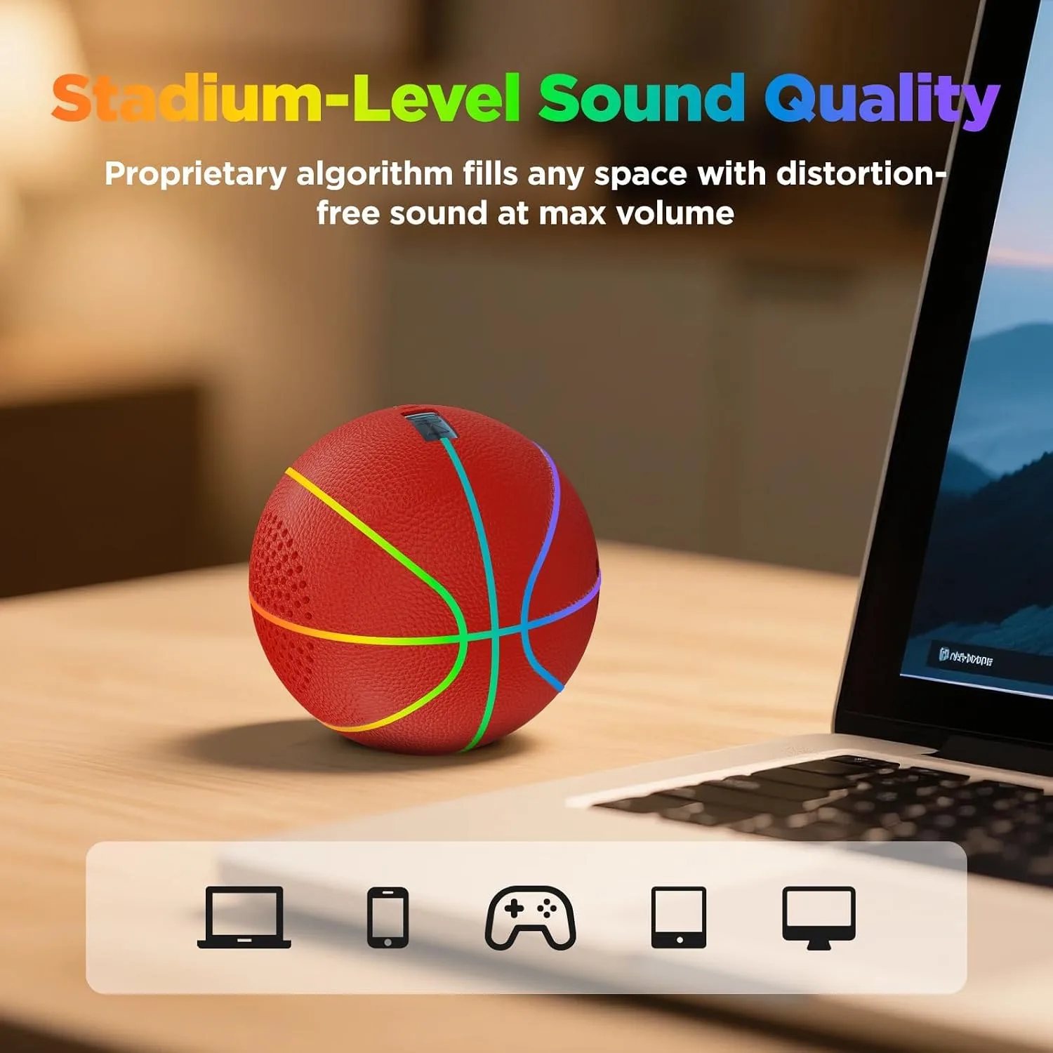 Mini Basketball Bluetooth Speaker