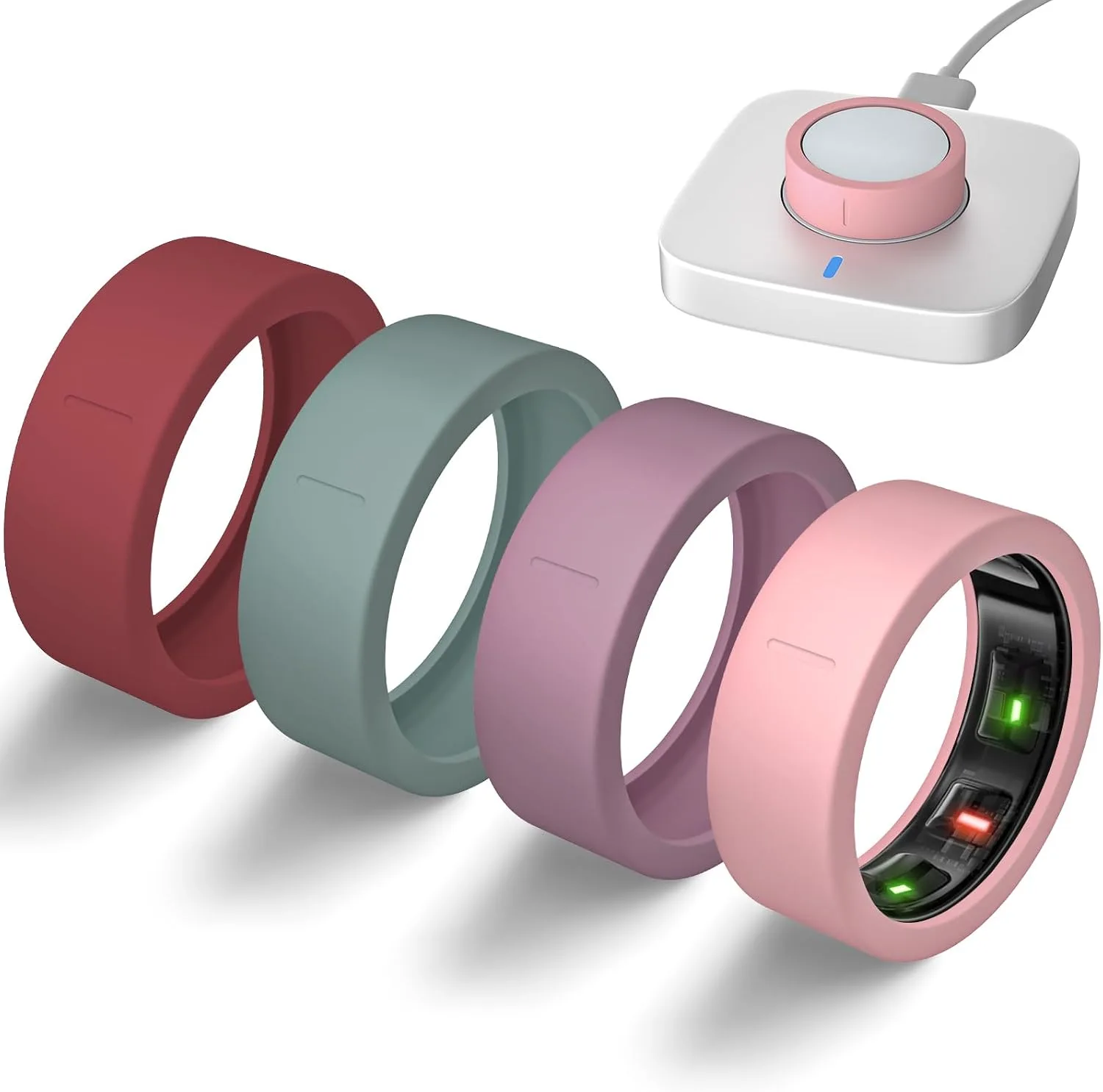 4 Pack Ultra-Thin Covers Compatible with Oura Ring Gen 4/Oura Gen 3 Cover