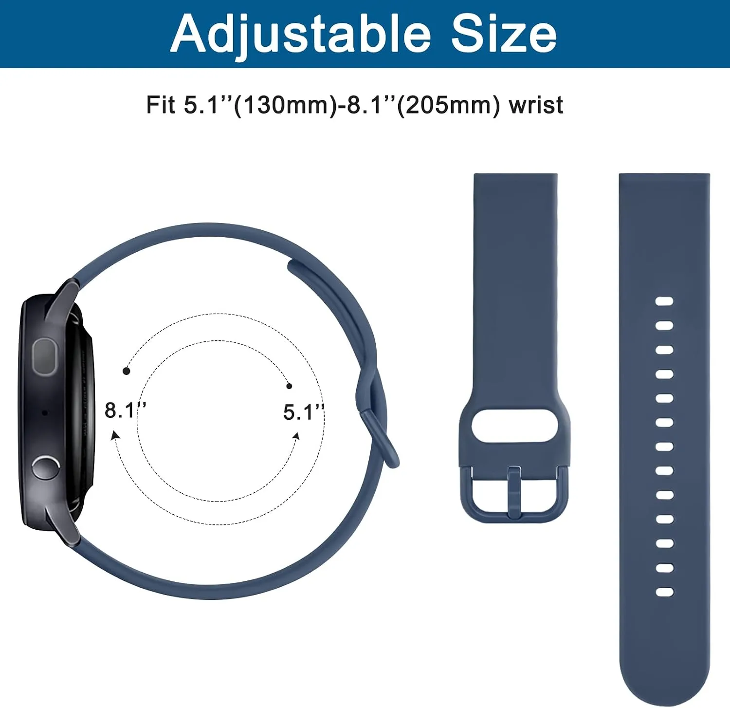 AK Band for Amazfit GTS 4 / GTS 4 Mini / GTS 3 / GTS 2 / GTS 2e / GTS 2 mini / GTS / GTR mini Bands, 20mm Soft Replacement Sport Strap for Amazfit Bip 3 / Bip 3 Pro / Bip U Pro / Bip / Bip Lite / Bip S / Bip S lite / Bip U Smart Watch Women Men