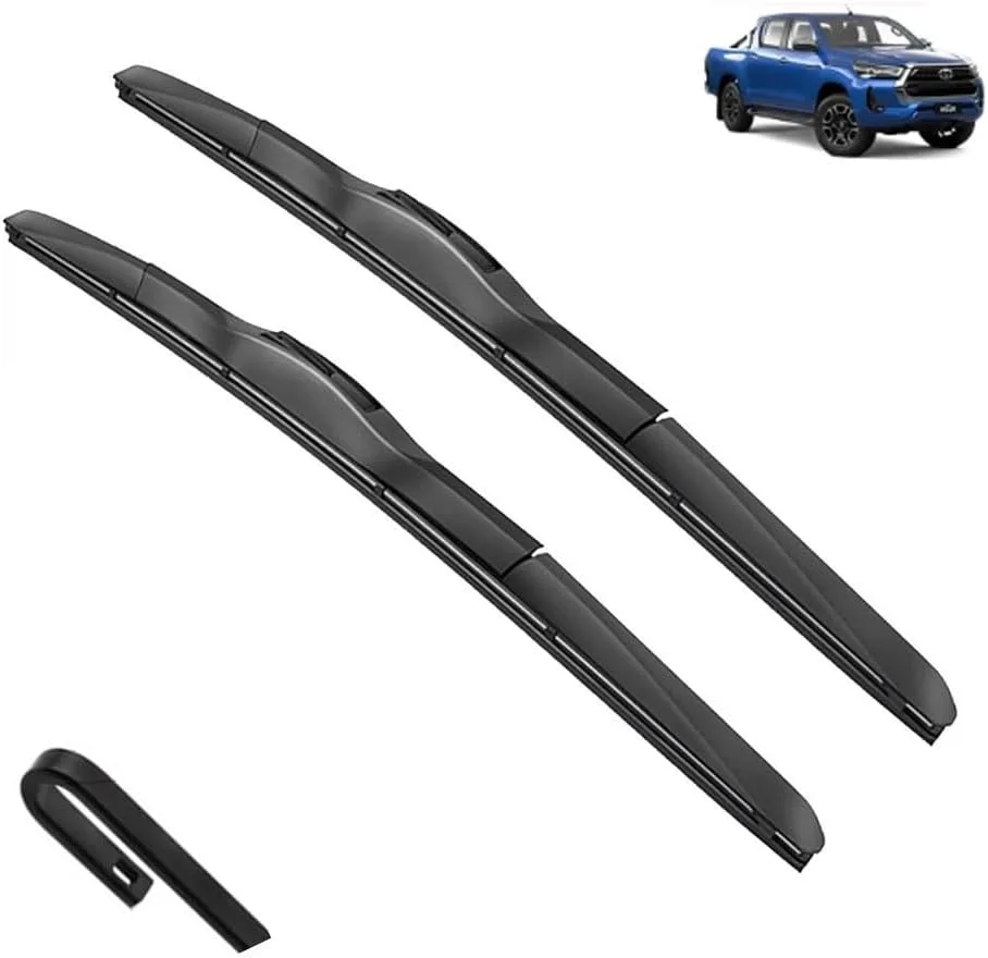 Plumas limpiaparabrisas Autopixl compatibles con Toyota Hilux AN120 AN130 2015-2023 22" + 16"