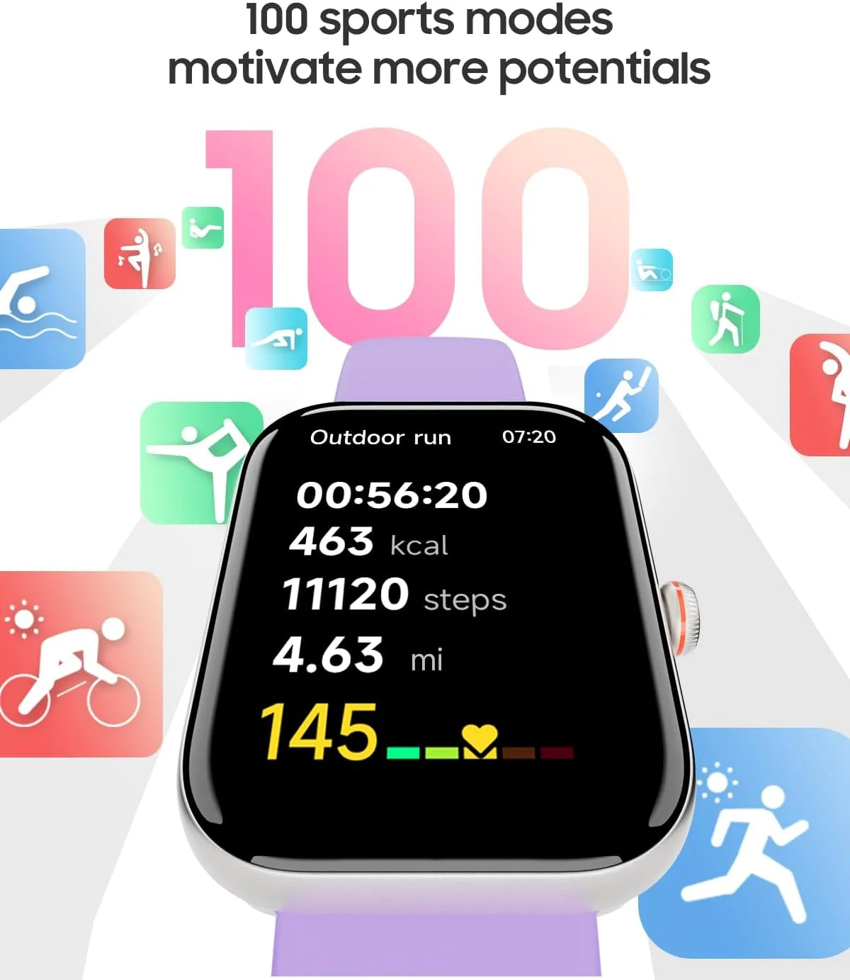 1.91" Smart Watch for Women with ALEXA, Fitness Watch for Android iOS Phone