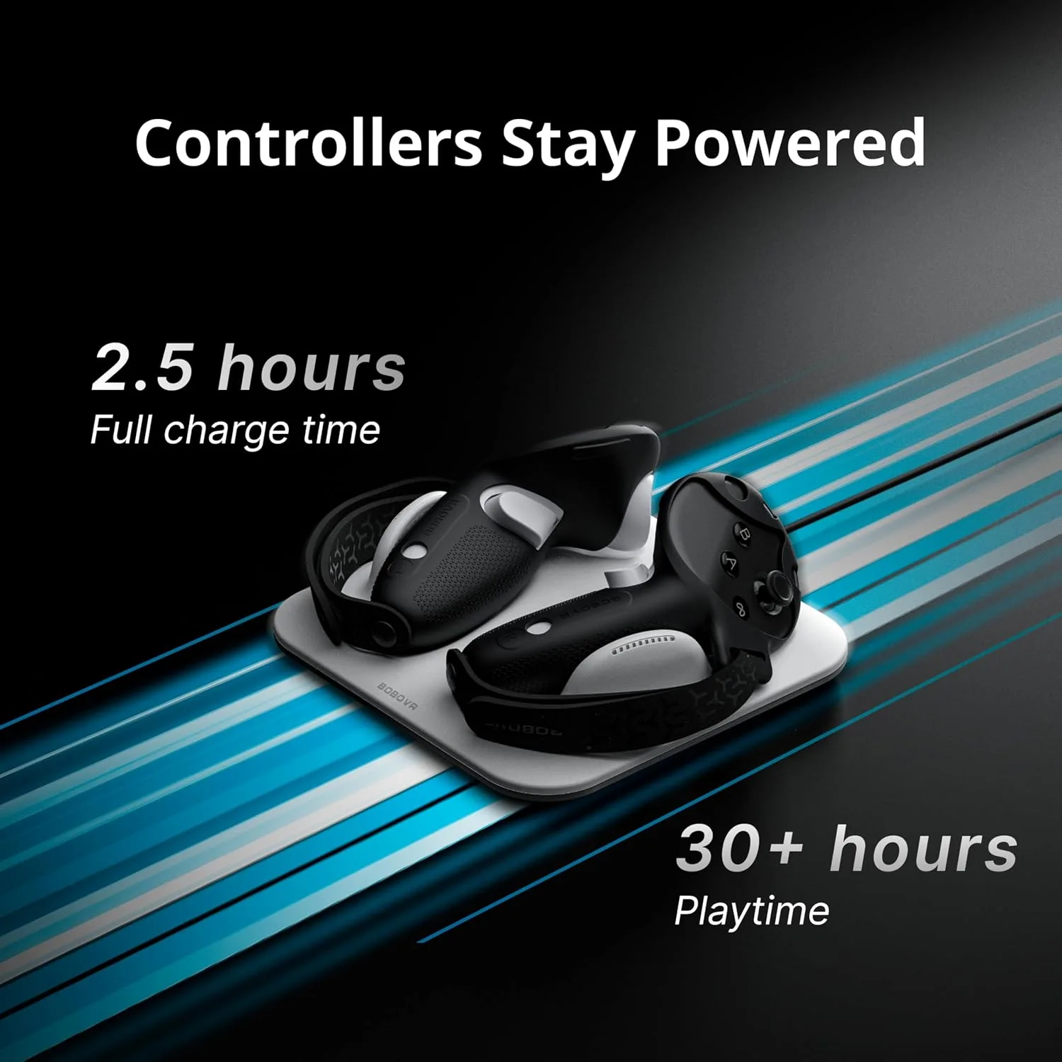 BOBOVR CD3 Controller Wireless Charging Combo, Support Charging with G3 Grip, Compatible with Quest 3/3S Controller