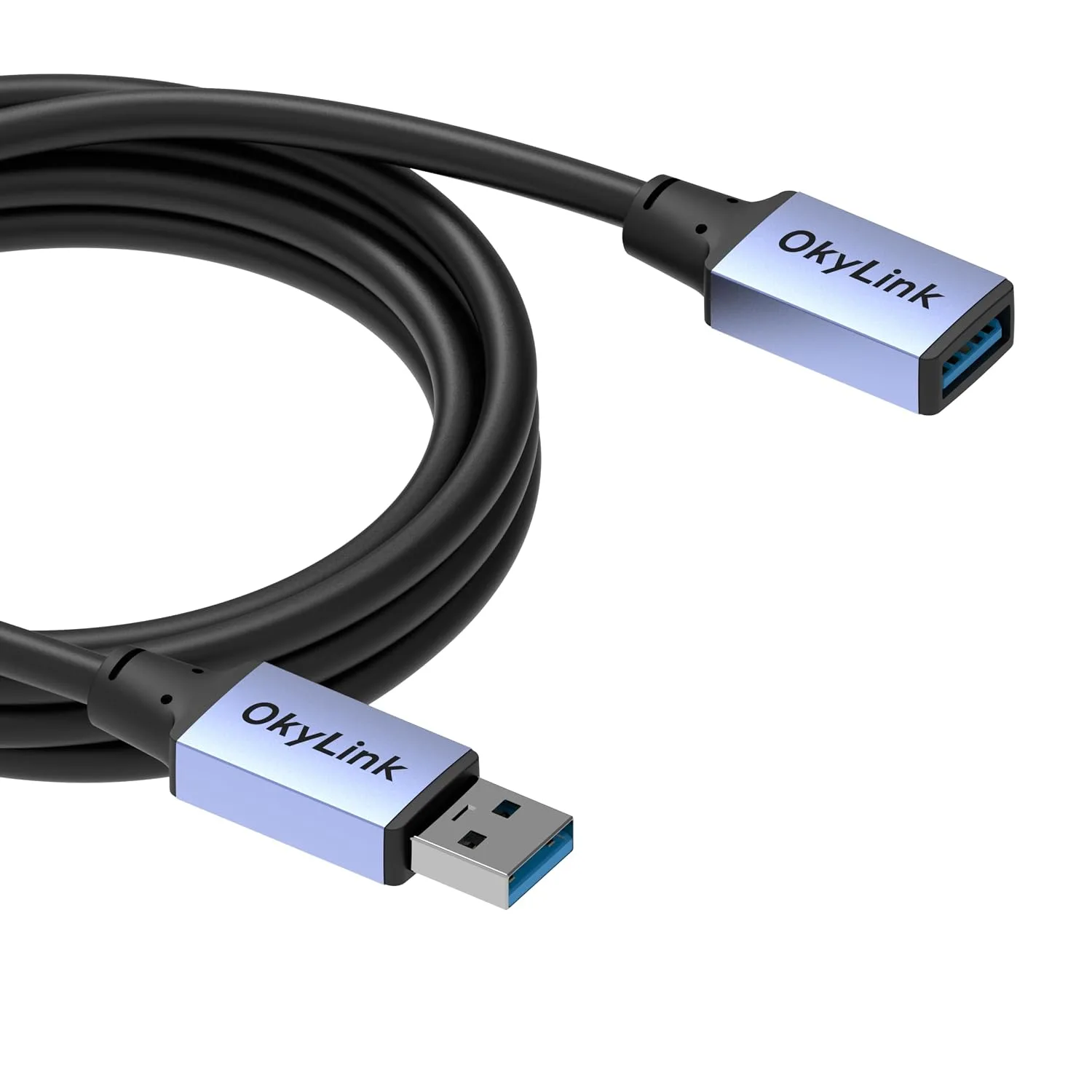 OkyLink USB 3.0/3.2 Gen 1 Extension Cable A to A, Male-Female 5Gbps 6.5ft