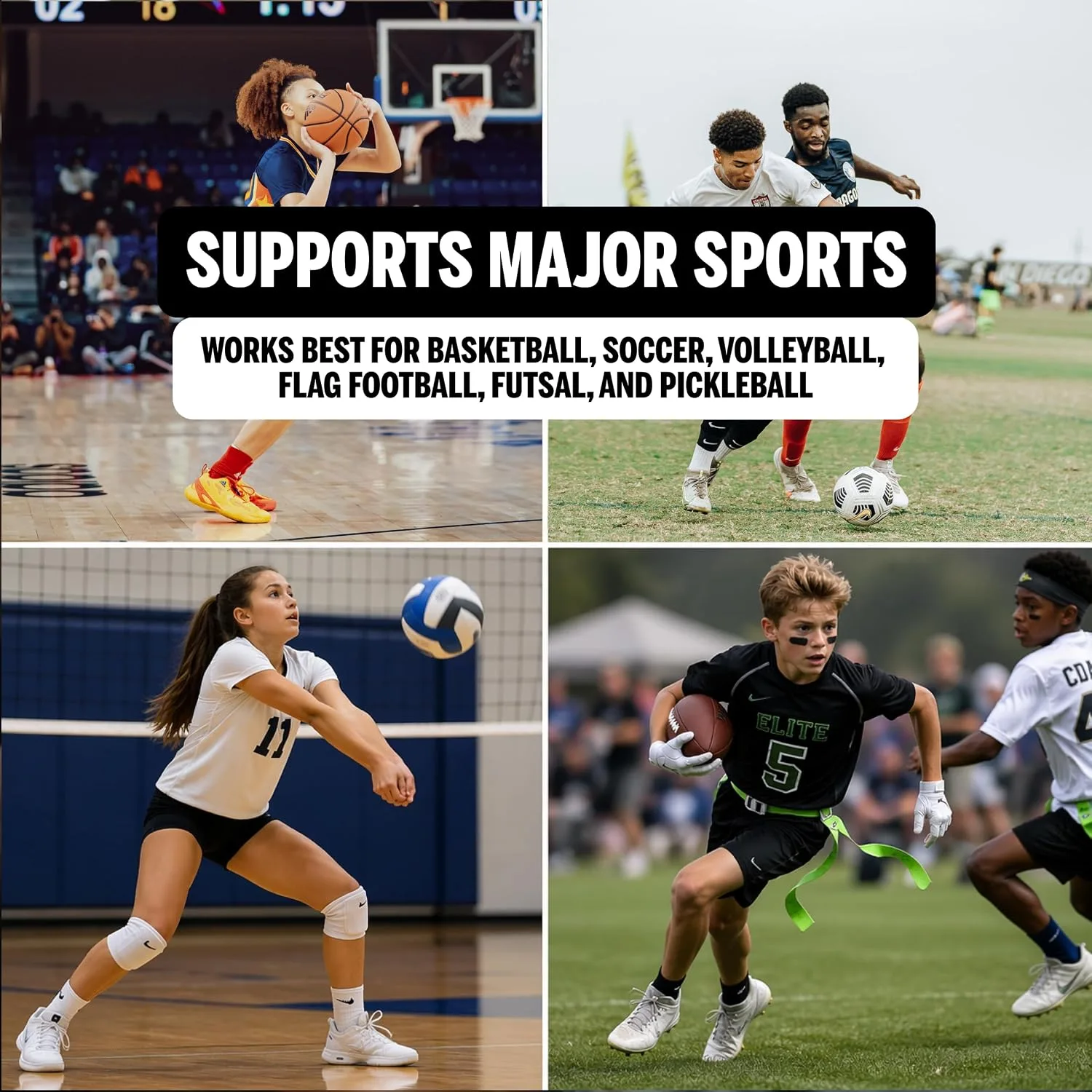 AI Auto-Tracking Sports Filming System, 180° Full-Field Lens & Live Streaming for Basketball, Soccer & Volleyball, Compatible with iPhone 17