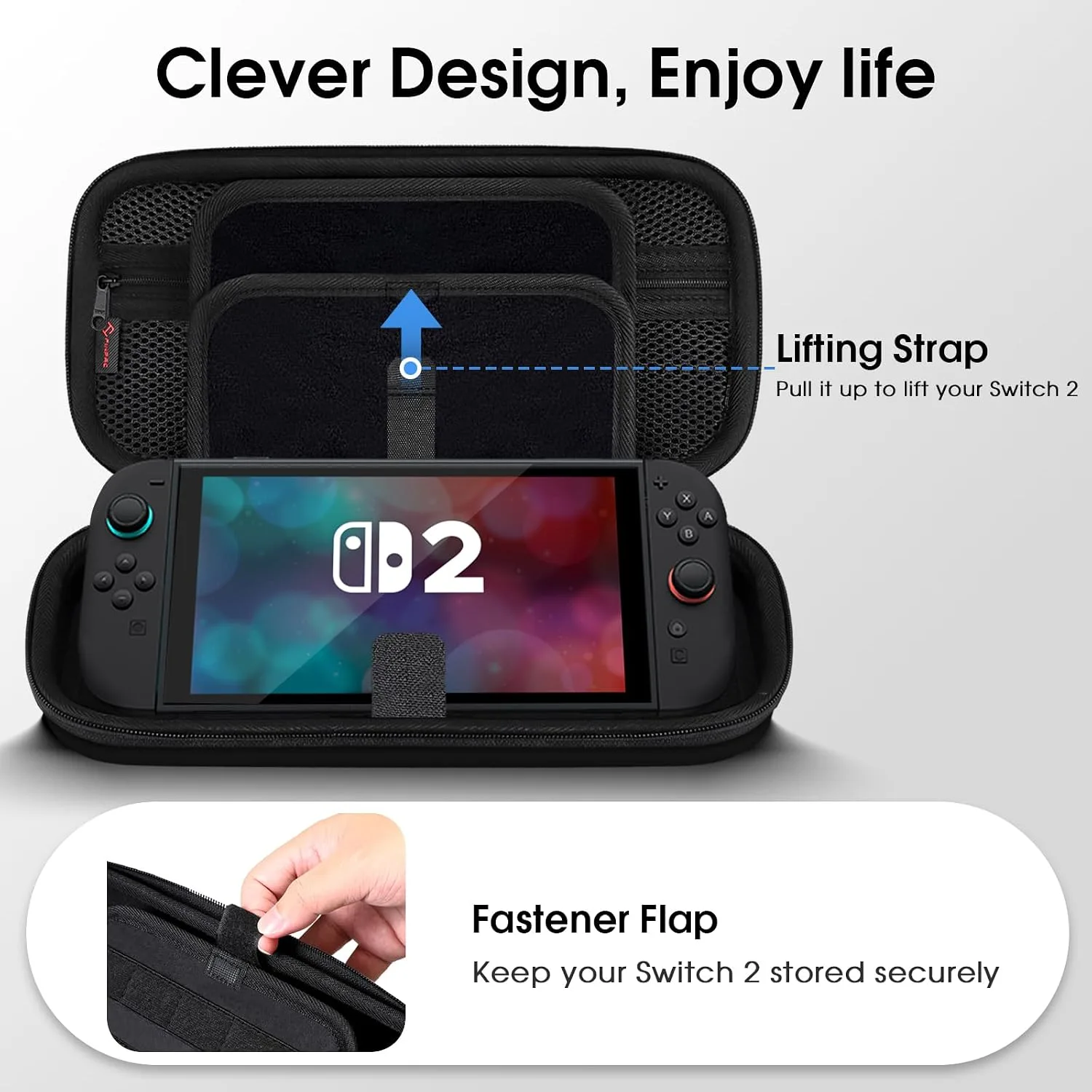 FINTIE Shockproof Carrying Case for Nintendo Switch 2 (2025)