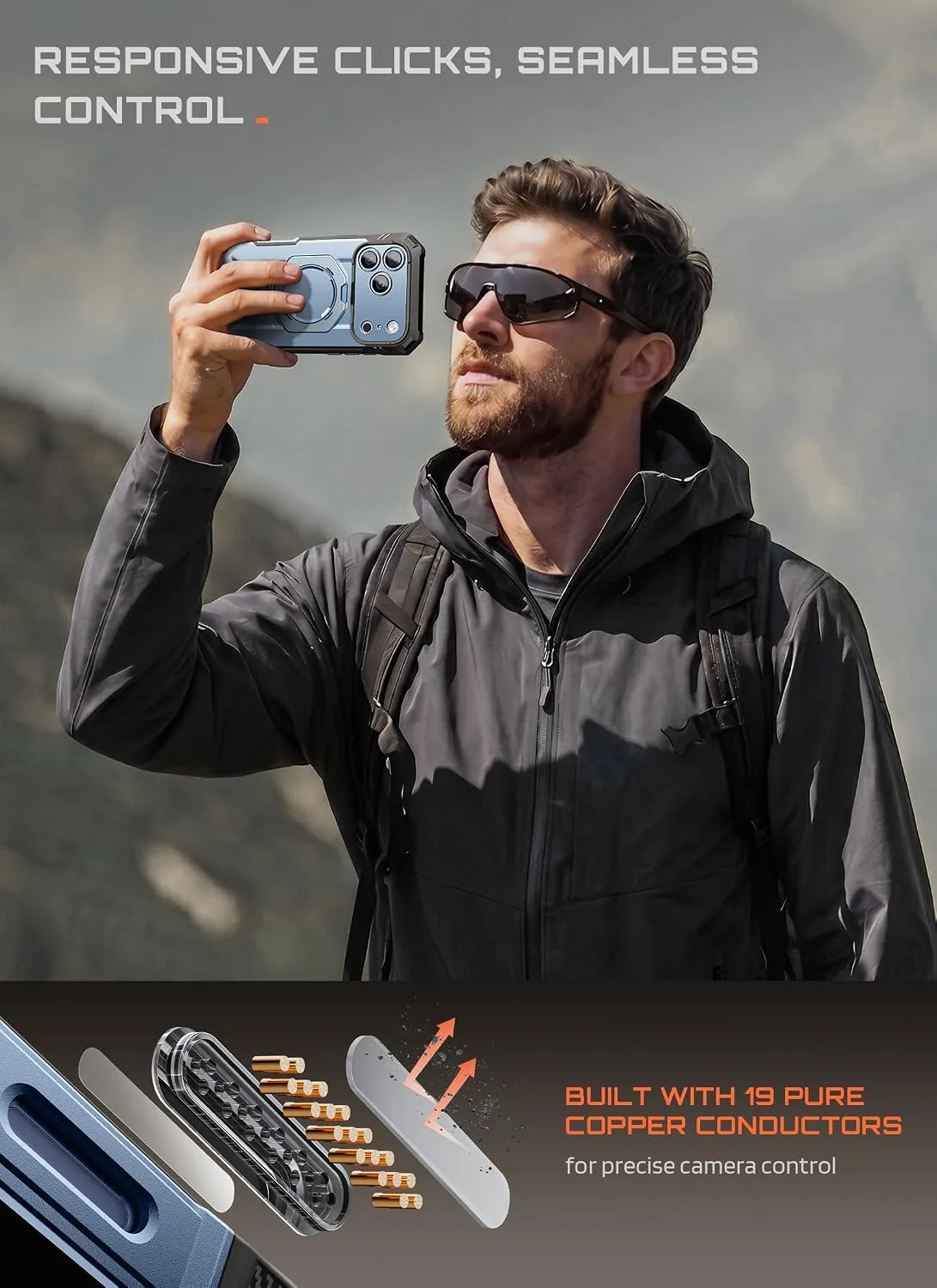 SUPCASE for iPhone 18 Pro Case/iPhone 17 Pro Case, Glass Protector, Tilt