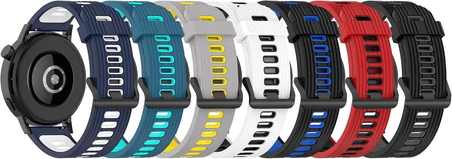 Correa de silicona FitTurn 22mm para reloj Coros Pace 3/Apex 2 Pro/Apex Pro/Apex 46mm