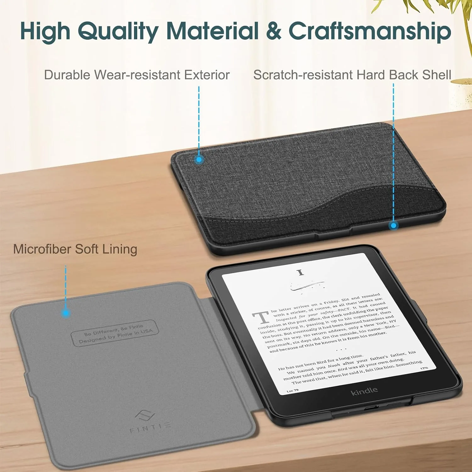 Fintie Slim Case for 7" Kindle Paperwhite 12th Gen 2024 & Kindle Colorsoft