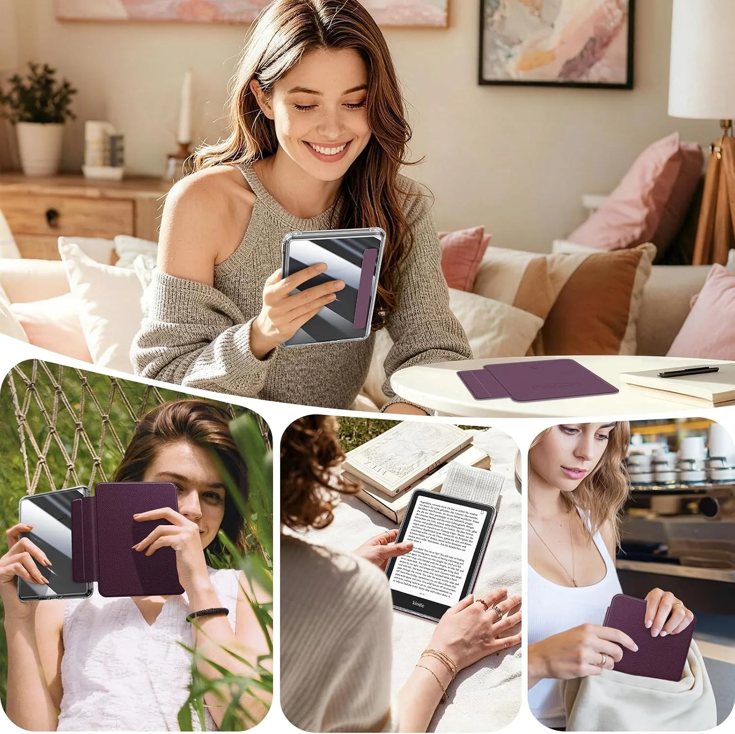 Fintie Detachable Case for Kindle Paperwhite 12th Gen 2024/Kindle Colorsoft