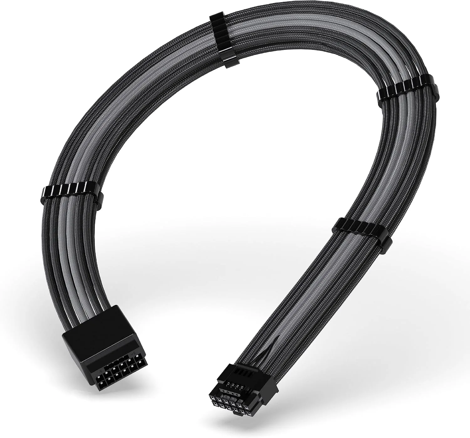 Cable de extensión PCIe 5.0 16 pines (12+4) EZDIY-FAB para GPU 12VHPWR compatible con RTX 5080, 5070, 4090, 4080, 4070
