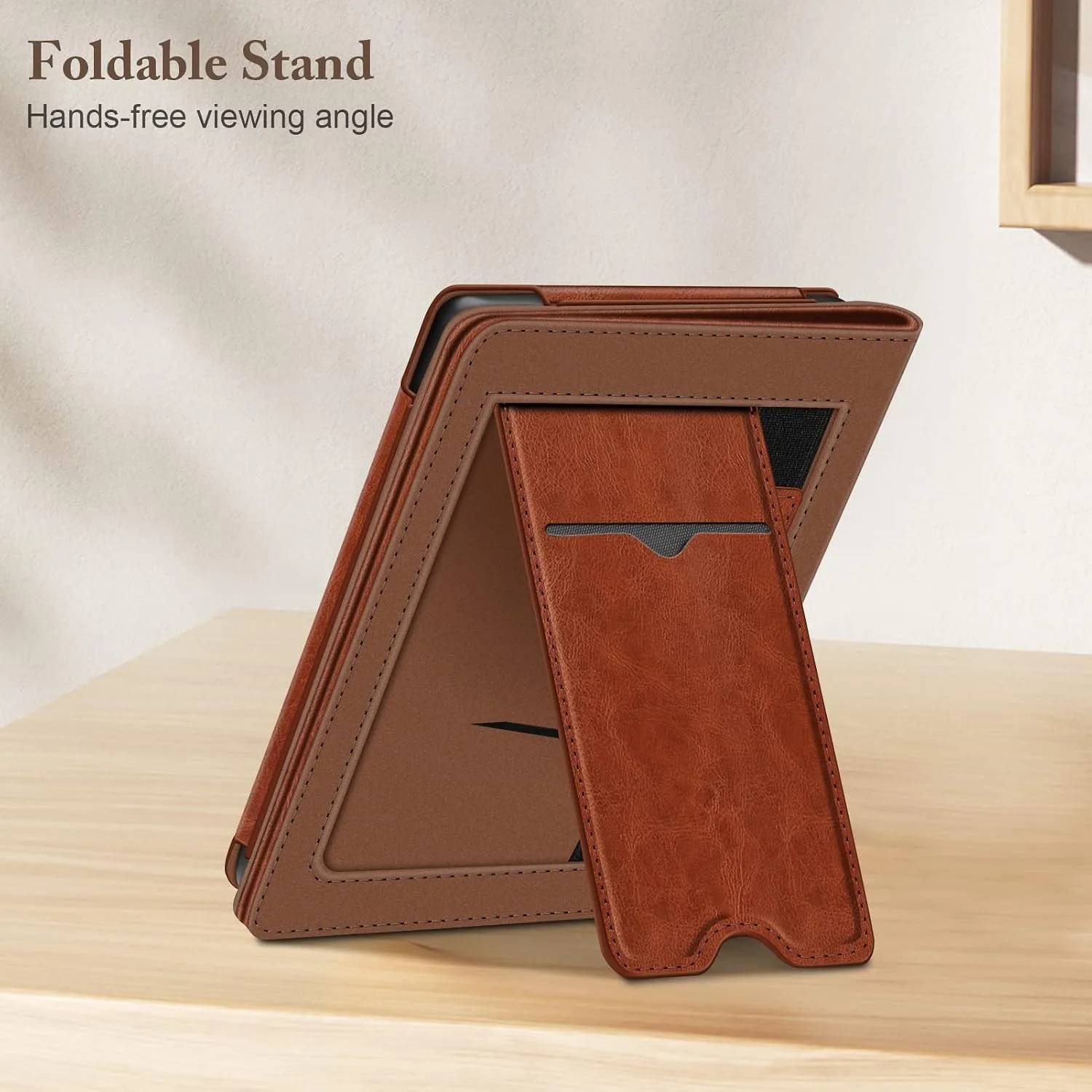 Fintie Stand Case for 6" Kobo Clara Colour/Kobo Clara BW/2E, Brown