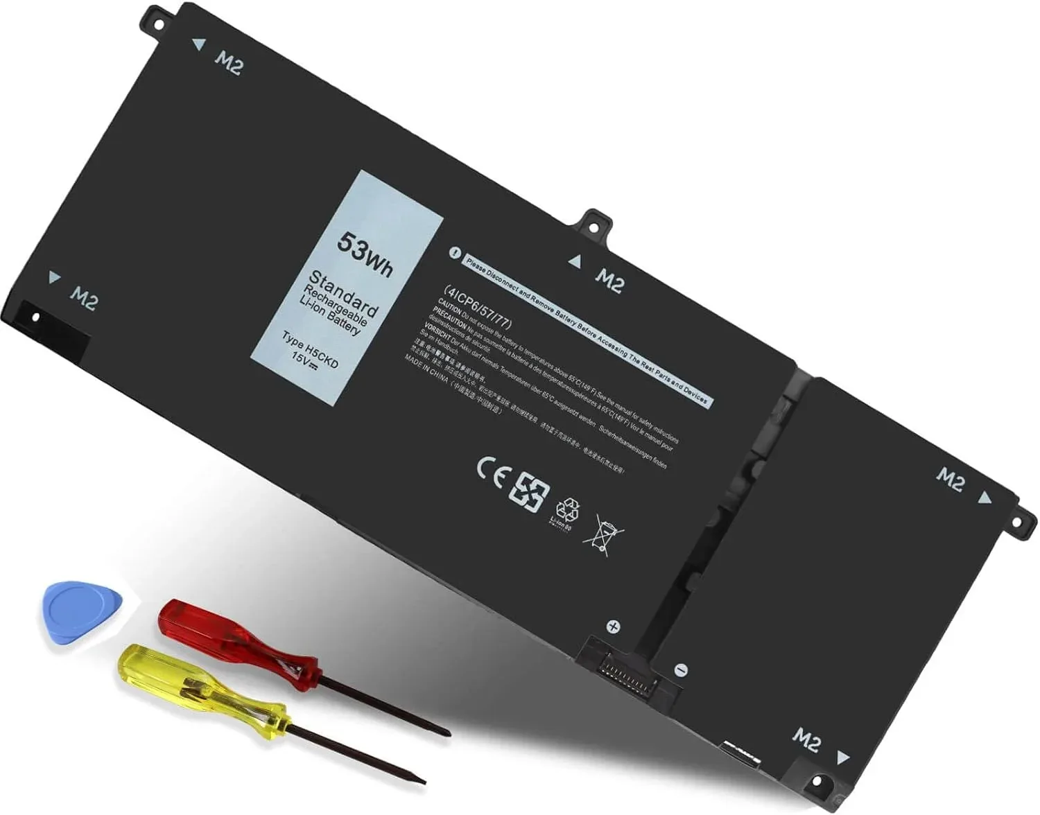 53Wh H5CKD 15V Battery Replacement for Dell Inspiron 5400 5406 7405 7300