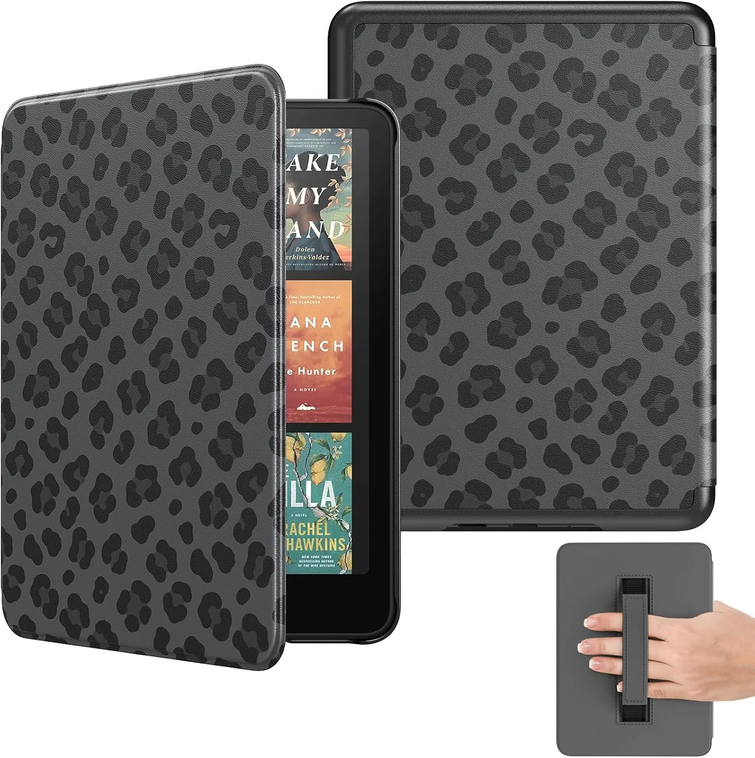 MoKo Case for 7" Ebook Reader(12th Gen 2024)， Dark Gray Leopard