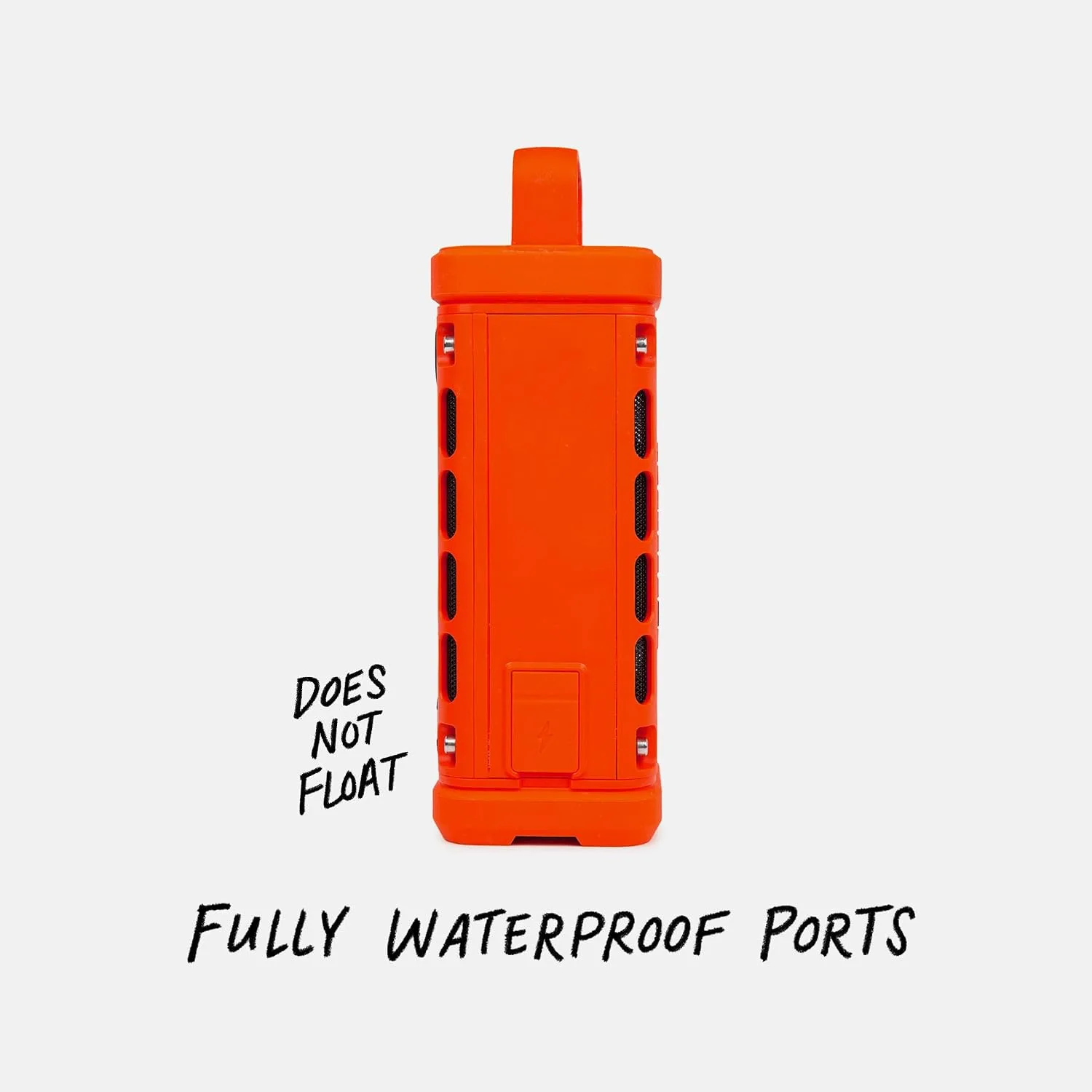 Turtlebox Ranger Bluetooth Speaker. Ultra-Portable, Waterproof, Orange