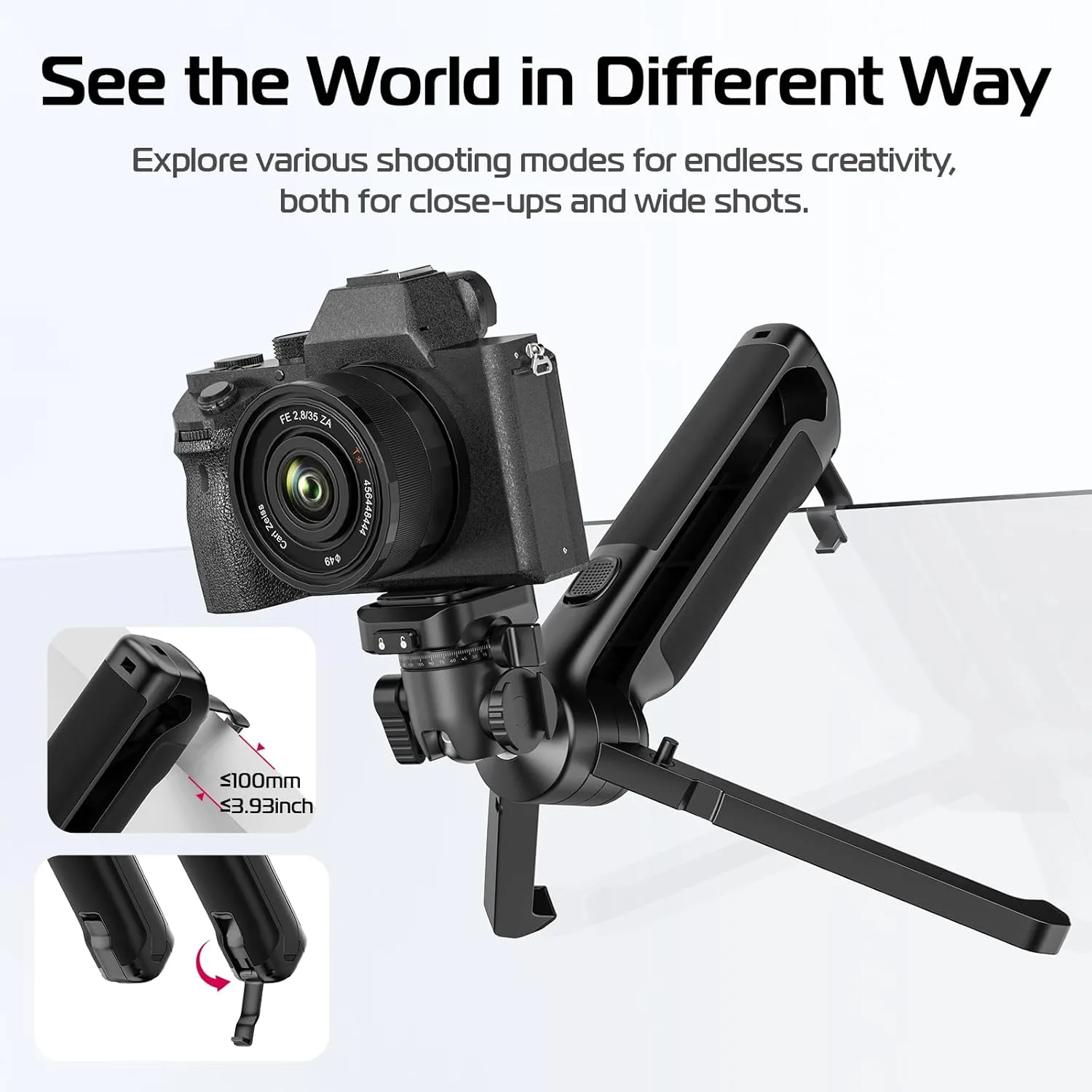 ULANZI TT38 One-Click Opening Vlogging Tripod w Uka F38 Quick-Release