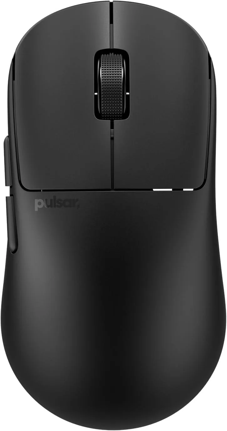 Pulsar Gaming Gears X2N Crazylight Wireless Gaming Mouse, Medium, Jet Black