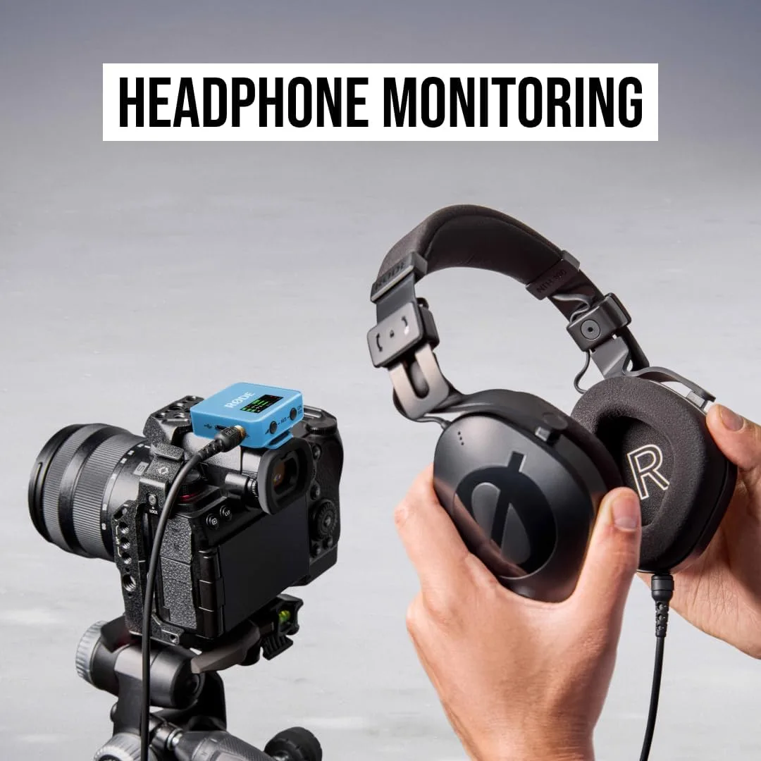 RØDE Wireless GO (Gen 3) Compact Wireless Microphone, 32-Bit Float, Blue