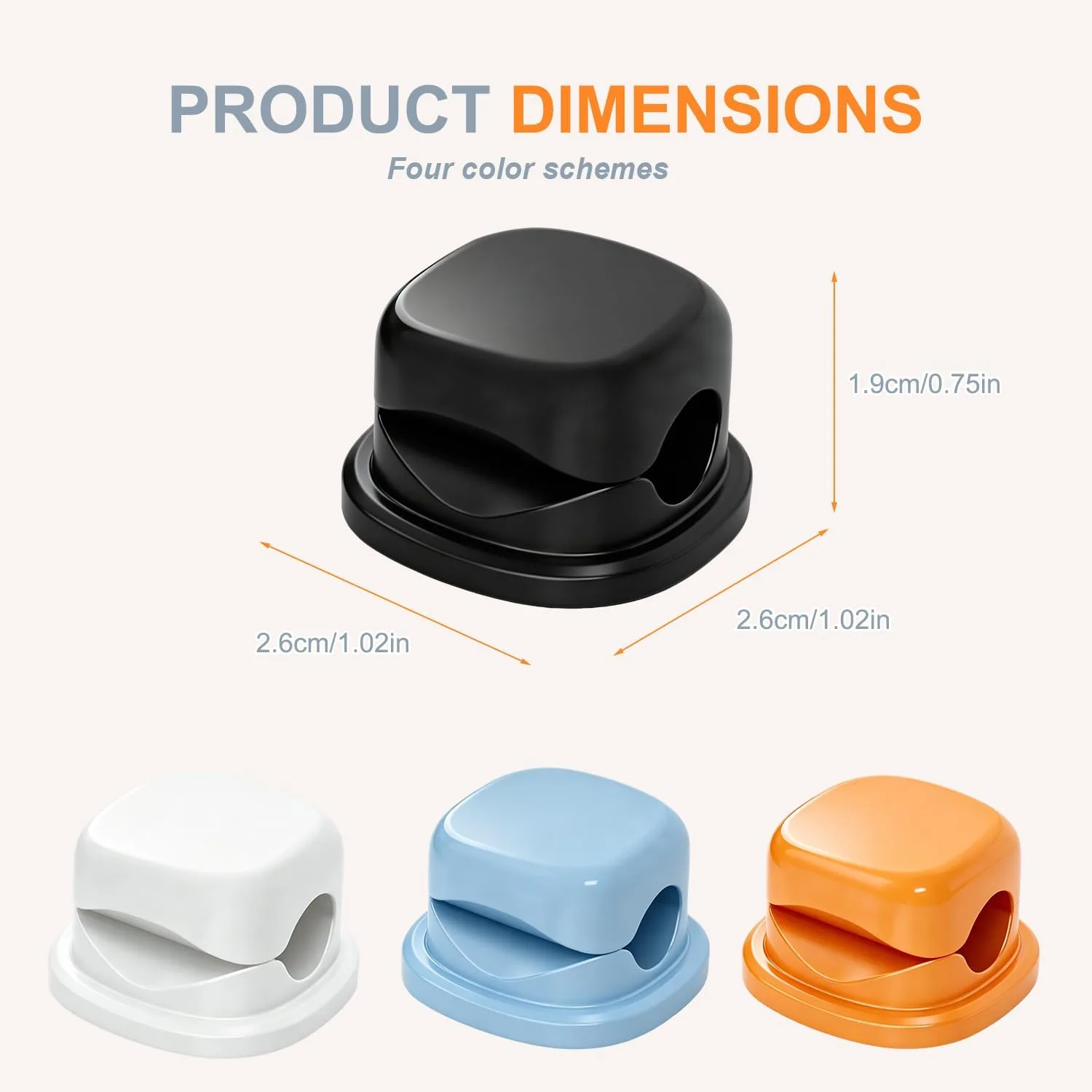 Cord Organizer Holder，Rotatable Desk Cable Managemen，Desk Organizer