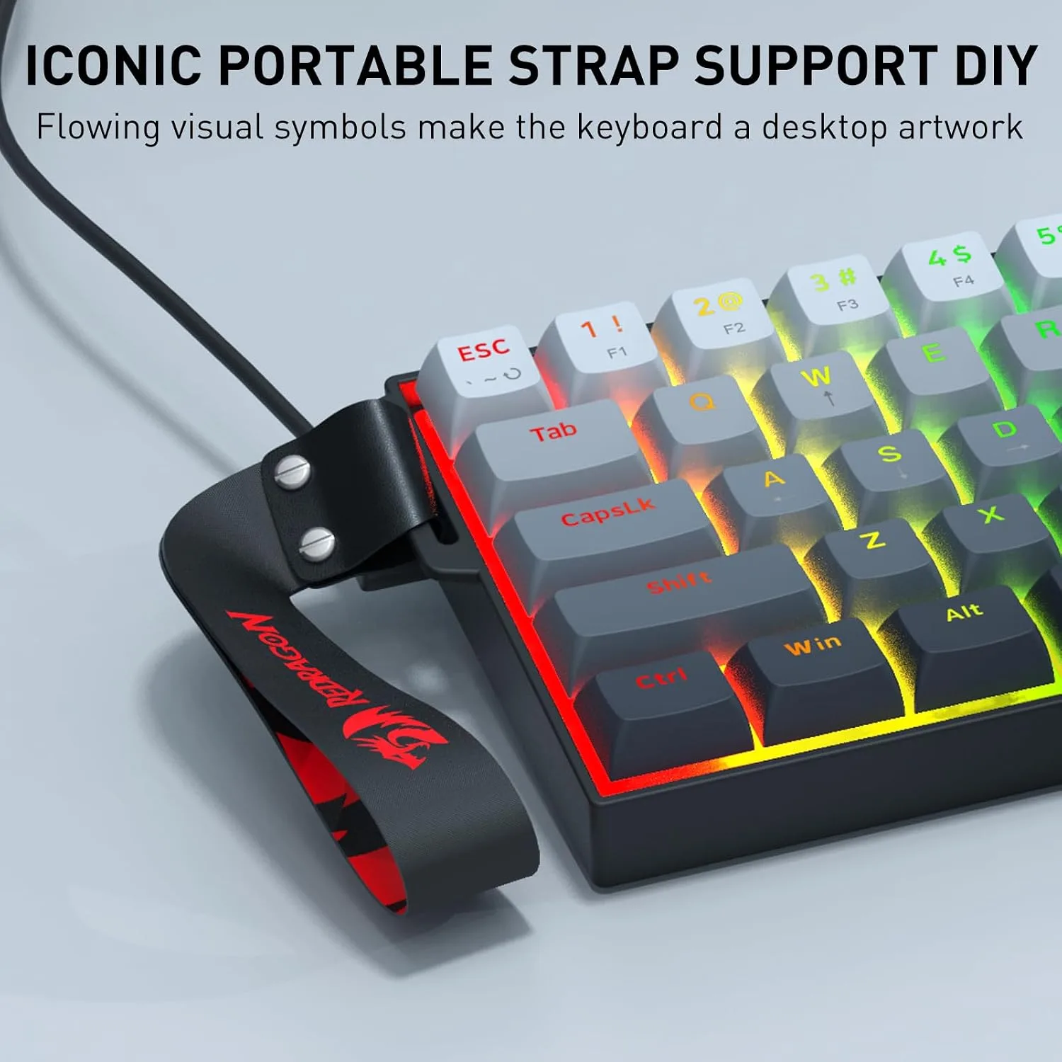 Redragon K617 HE Wired Hall-Effect Rapid Trigger Magnetic Gaming Keyboard