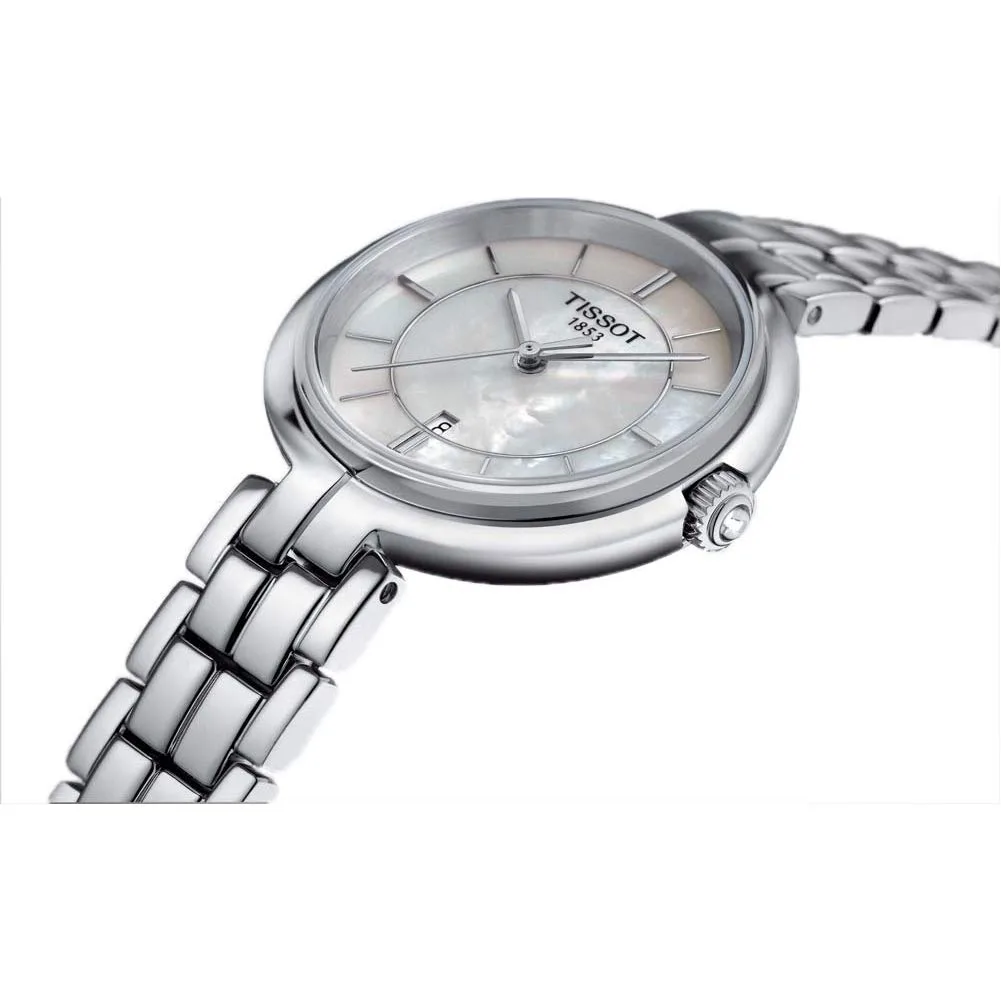 Tissot Flamingo, Swiss Quartz, 30mm, Pink Dial with Diamonds, Women's Watch